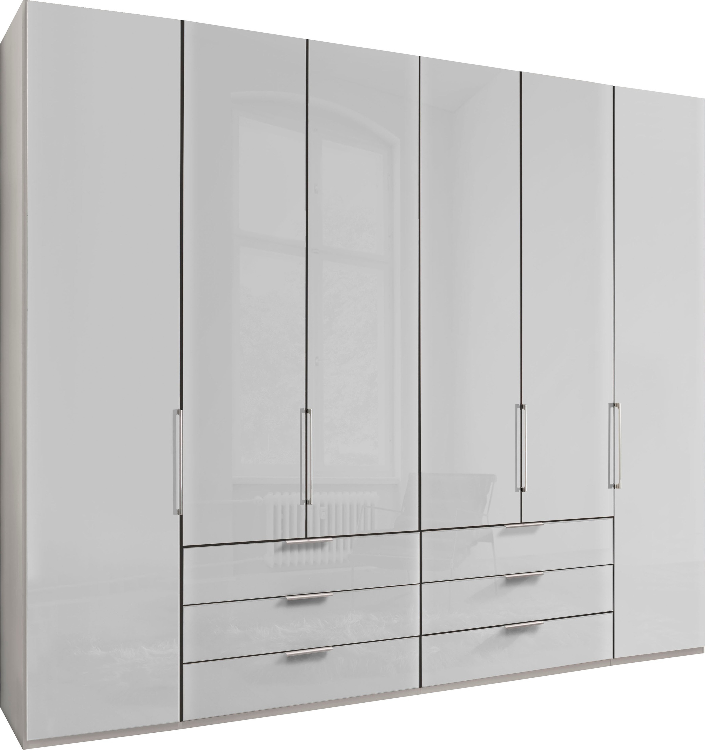 WIEMANN Drehtürenschrank »Monaco«, mit Glasfront sowie hochwertige Beschläge inkl. Dämpfung