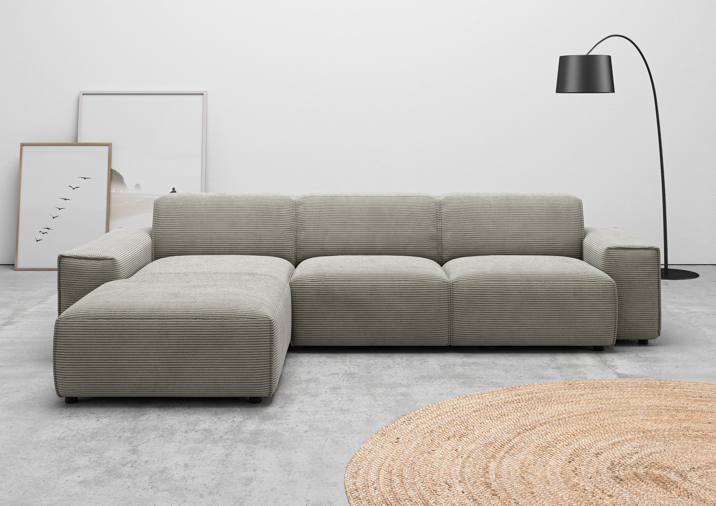 andas Ecksofa "Glimminge auch in Breitcord, Feincord, Bouclé + Easy care-Be günstig online kaufen