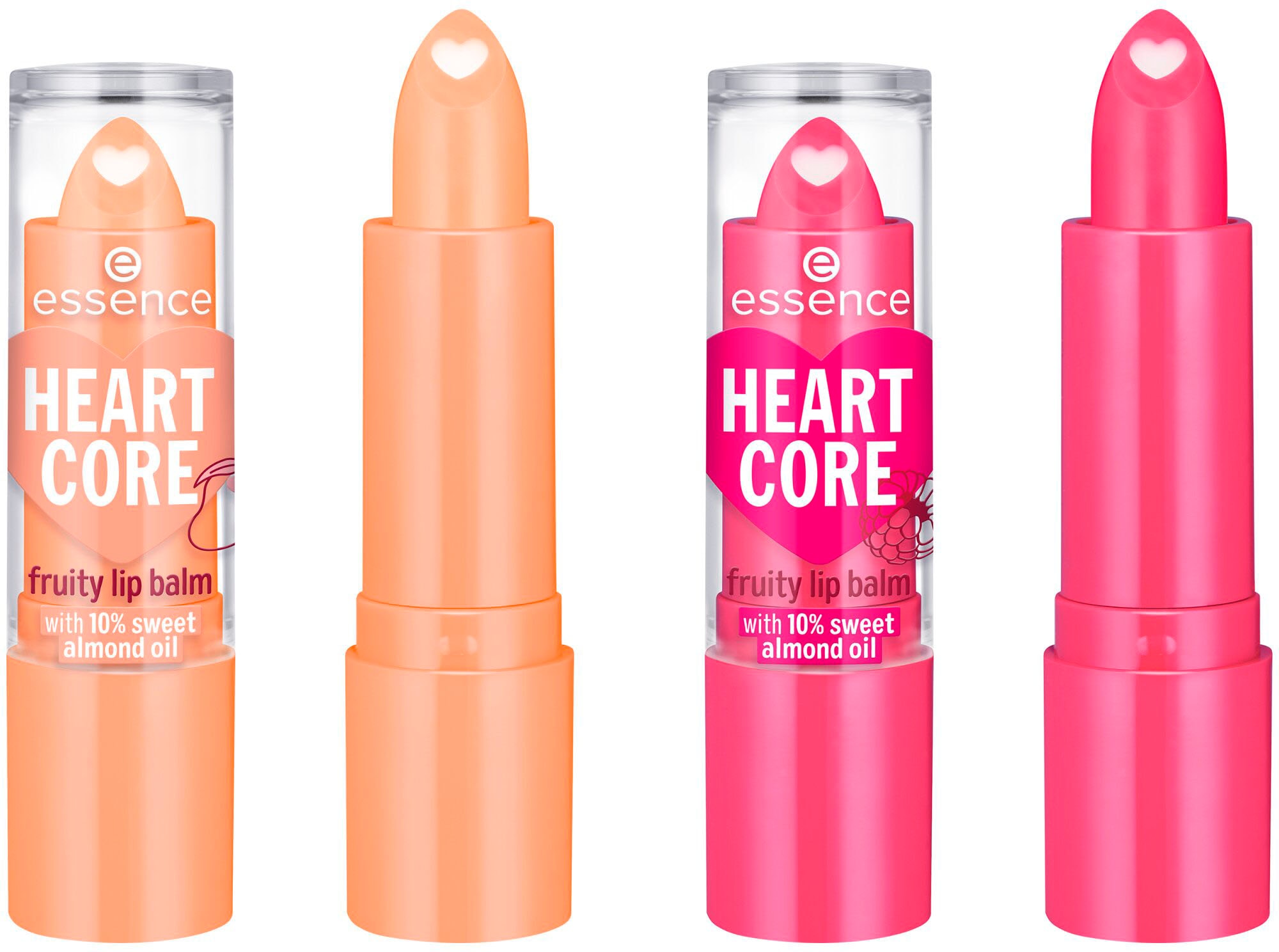 Essence Lippenpflege-Set 4 online | tlg.) CORE bestellen »HEART (Set, fruity«, BAUR