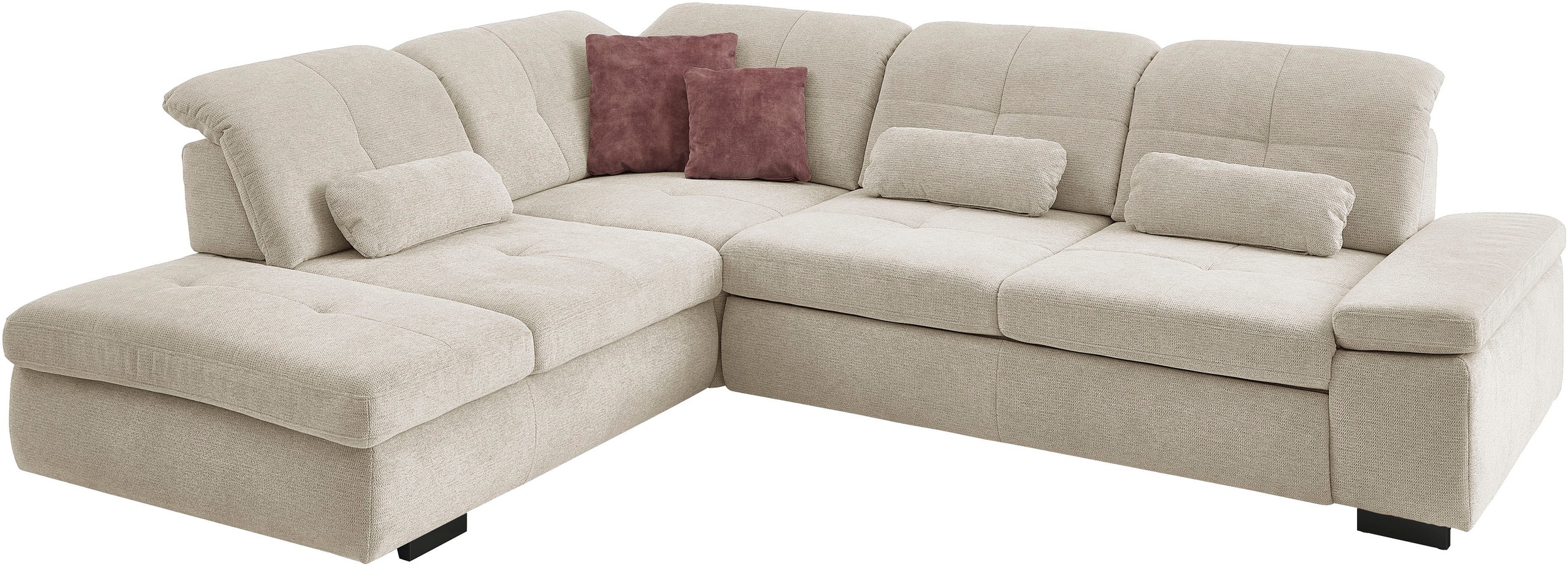 Die PlanBar Ecksofa "MP-IN16012 L-Form mit Federkern-Polsterung", inkl. Sit günstig online kaufen