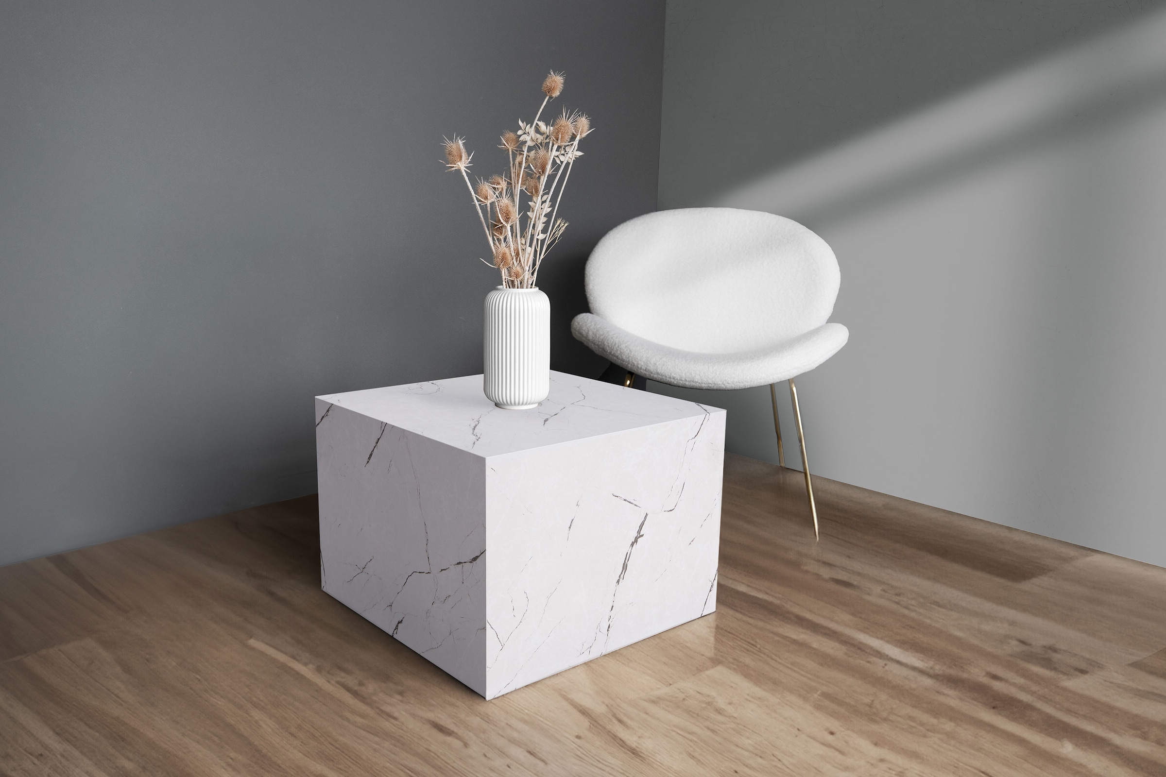 Kayoom Beistelltisch "Cuboid 125, modernes Design, robuste Konstruktion" 1 günstig online kaufen