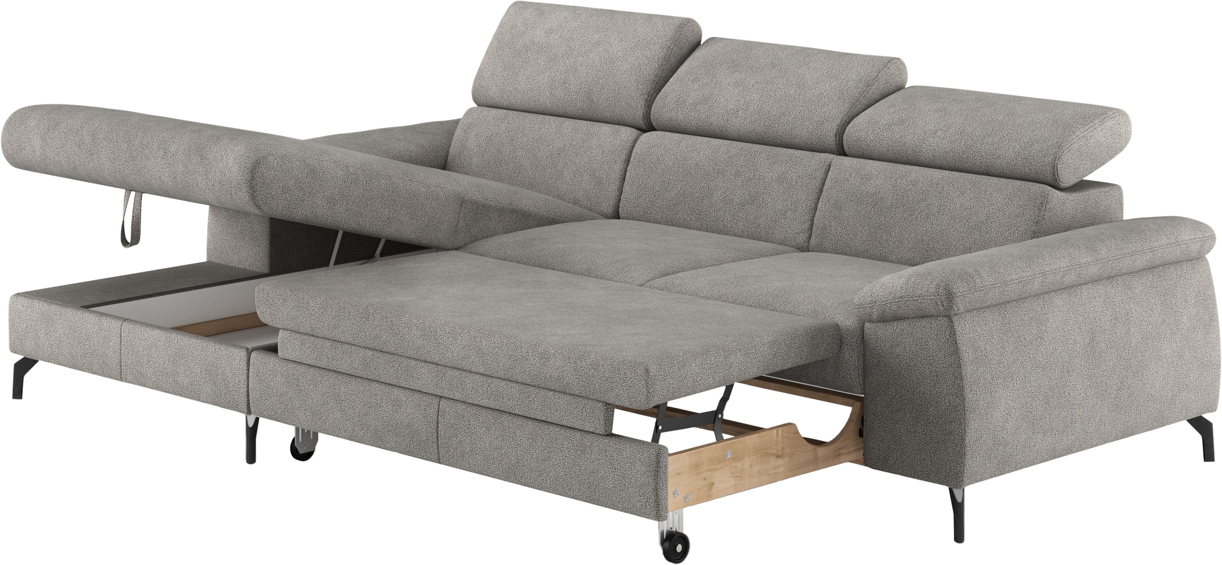 COTTA Ecksofa »Kitty L-Form«, mit Kopfteilverstellung, wahlweise mit Bettfunktion & Bettkasten