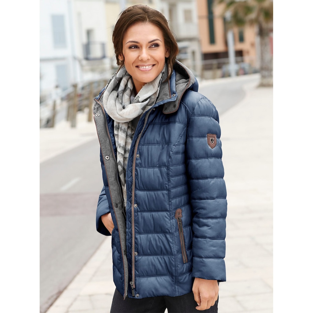 Casual Looks Steppjacke, mit Kapuze