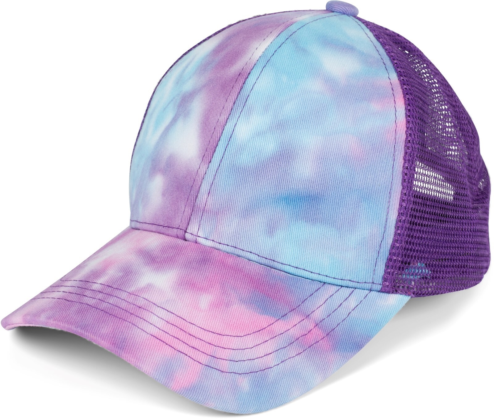 styleBREAKER "Ponytail Baseball Cap Batik mit Mesh Einsatz" 1 Stk. günstig online kaufen