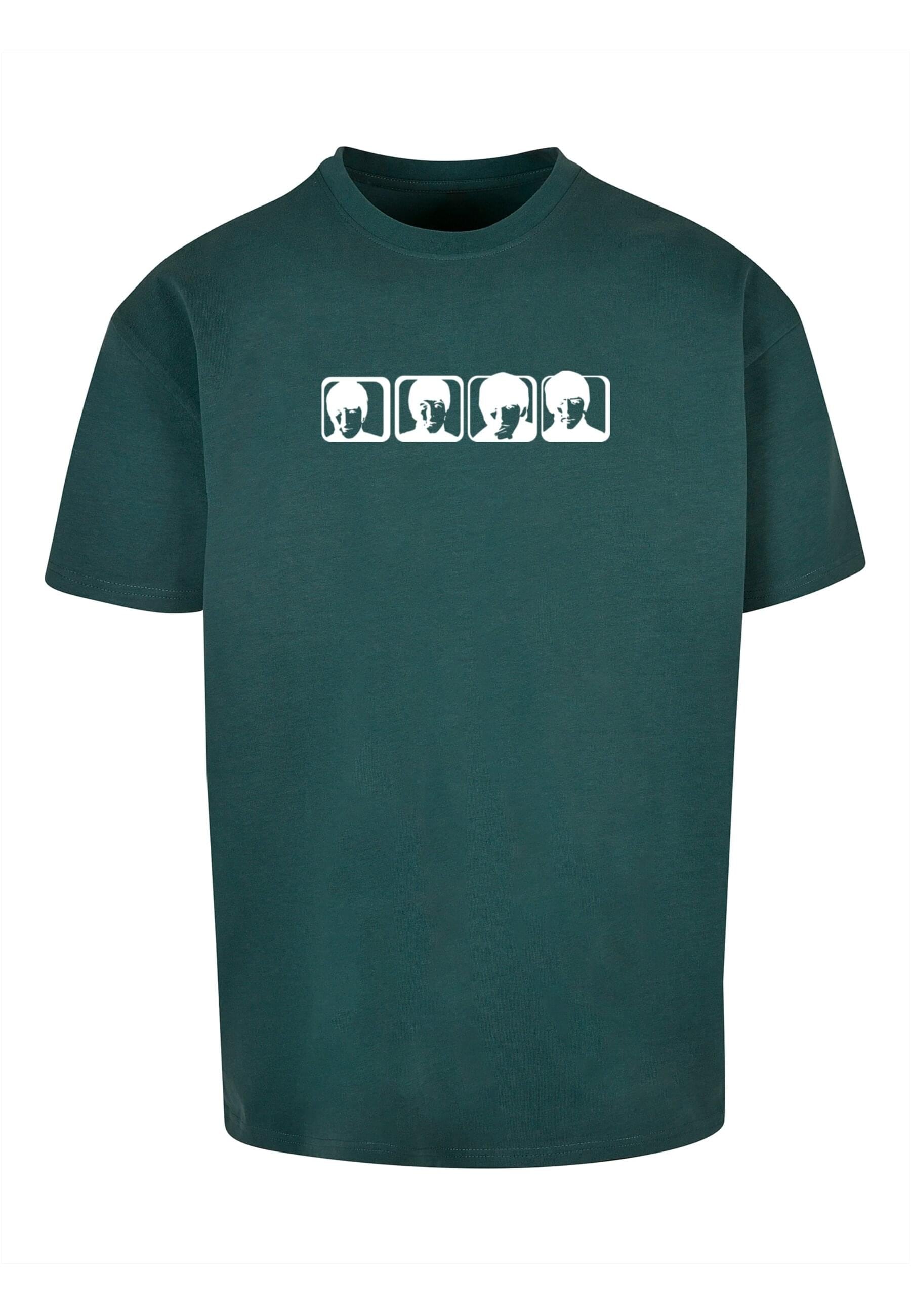T-Shirt »Merchcode Herren Beatles - Four Heads 2 Heavy Oversize Tee«, (1 tlg.)