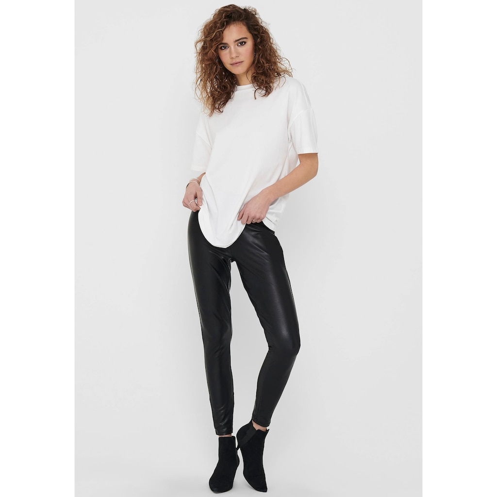 ONLY Lederimitathose »ONLCOOL COATED LEGGING NOOS JRS«