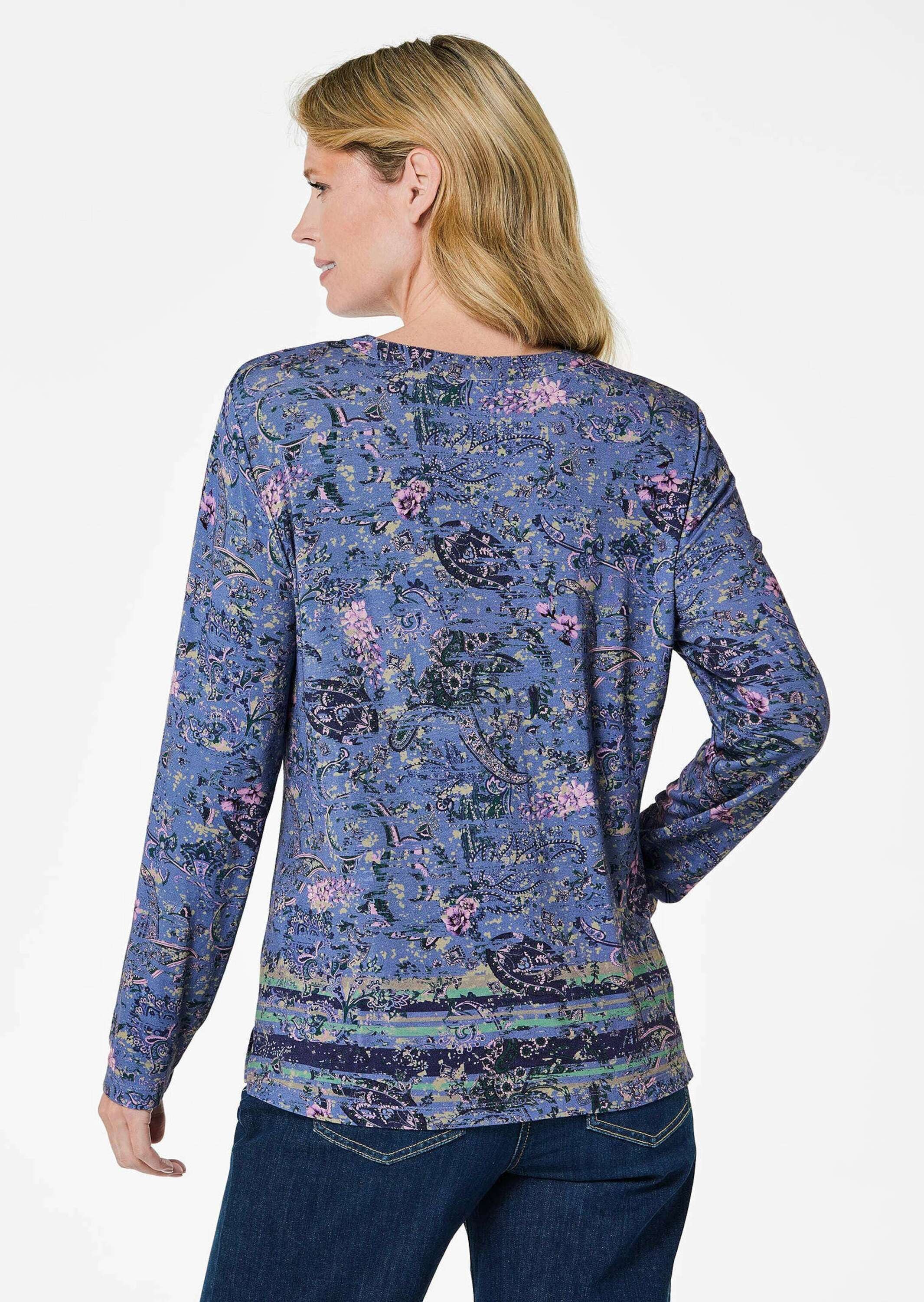 GOLDNER Print-Shirt »Langarmshirt Langarmshirt mit Paisleymuster«