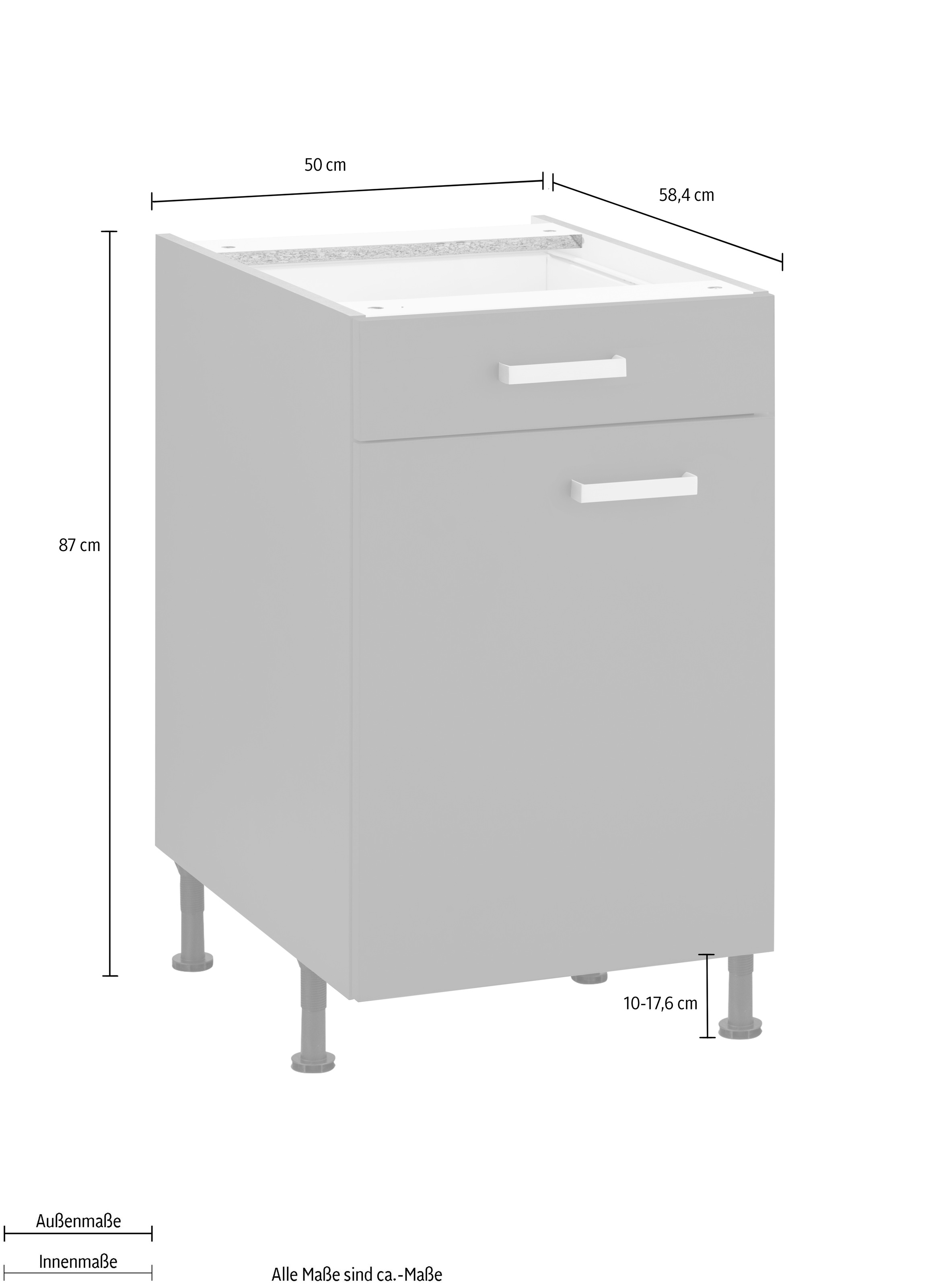 OPTIFIT Unterschrank »Parma«, Breite 50 cm
