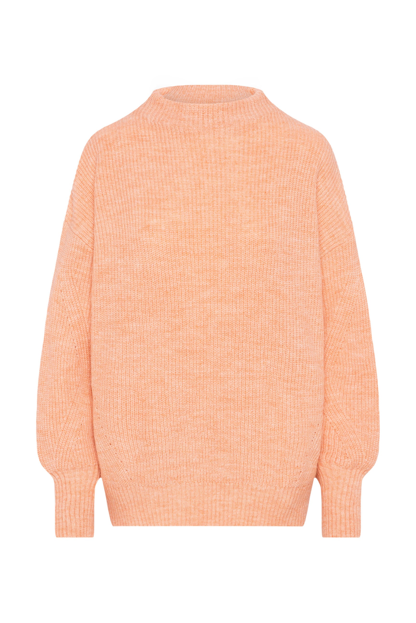 SENSES.THE LABEL Rundhalspullover im Rippstrickmuster