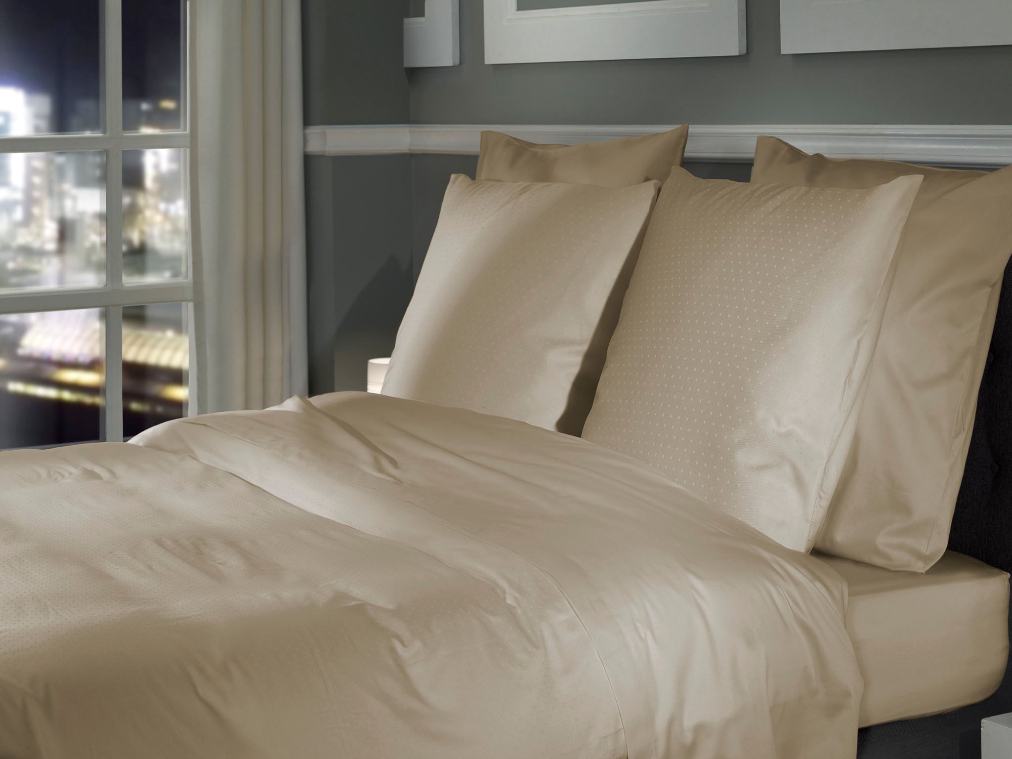 Heckett & Lane Bettwäsche »Punto« 2 Stk. gepunktet, 100% Baumwolle ab 135x200 cm.