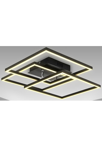 LED Deckenleuchte »BK_FR1505 LED Deckenlampe, Frame, Schwenkbar, Schwarz«, 1...