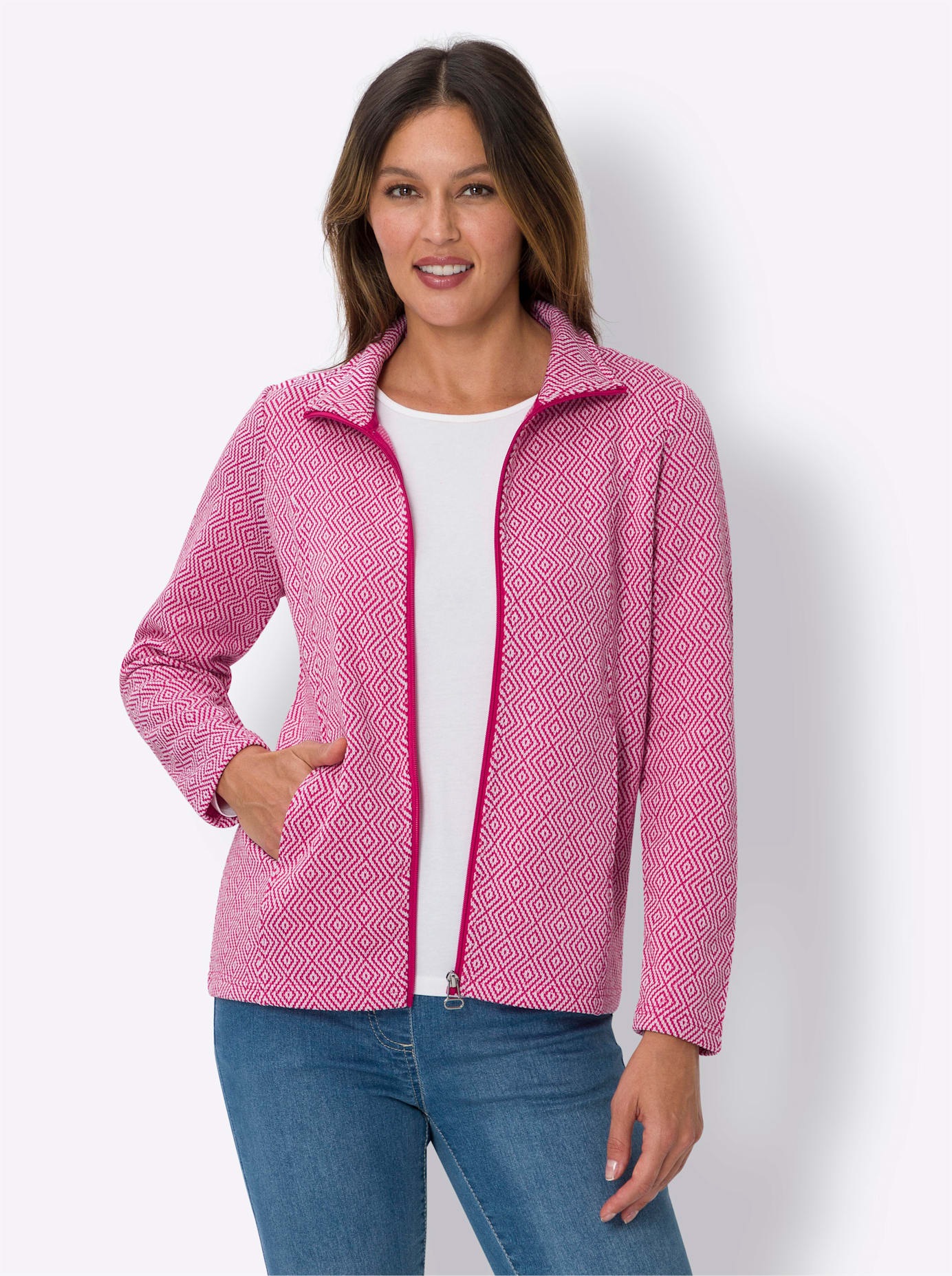 Classic Basics Strickfleecejacke