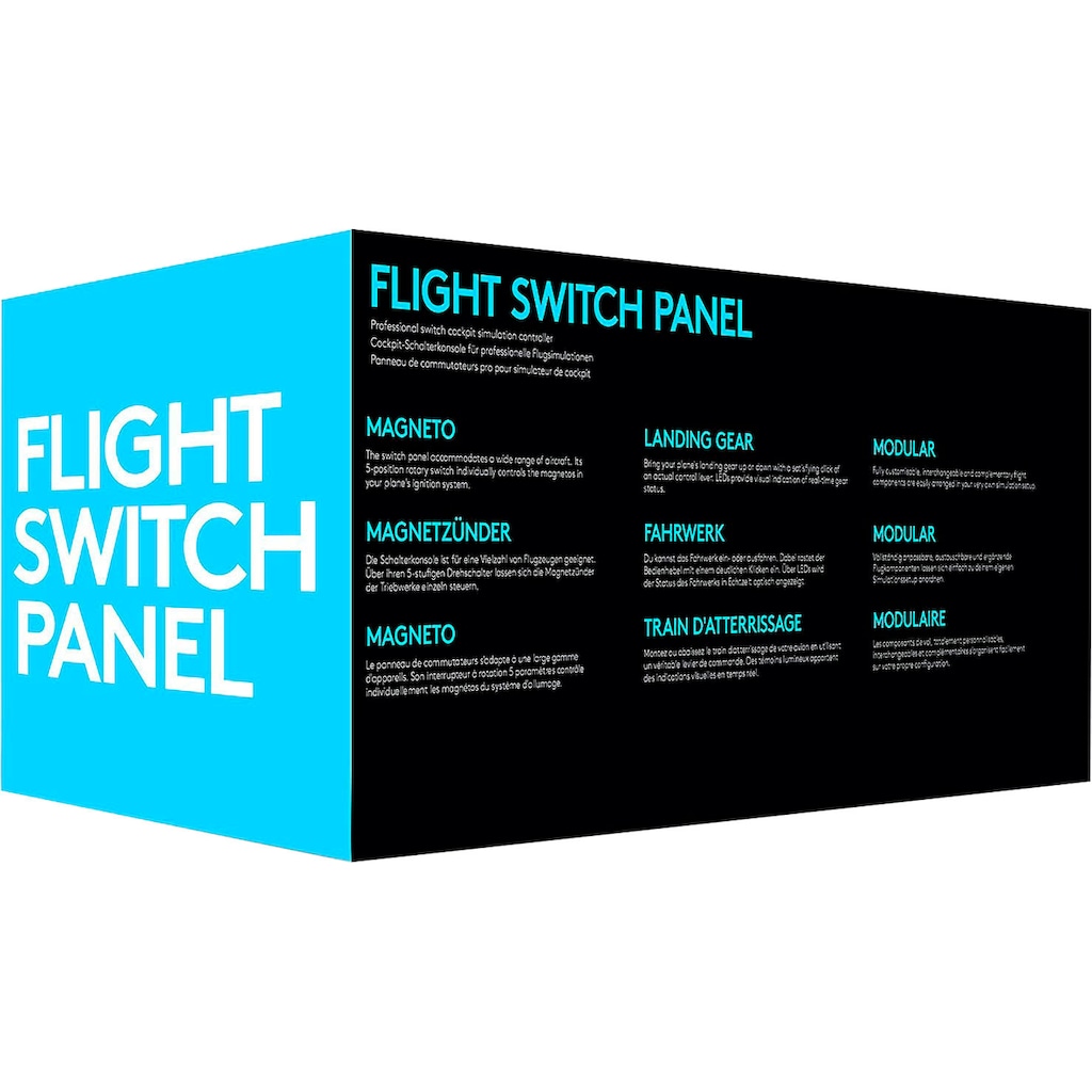 Logitech G Gaming-Adapter »Logitech G Saitek Pro Flight Switch Panel«, 1,8 cm