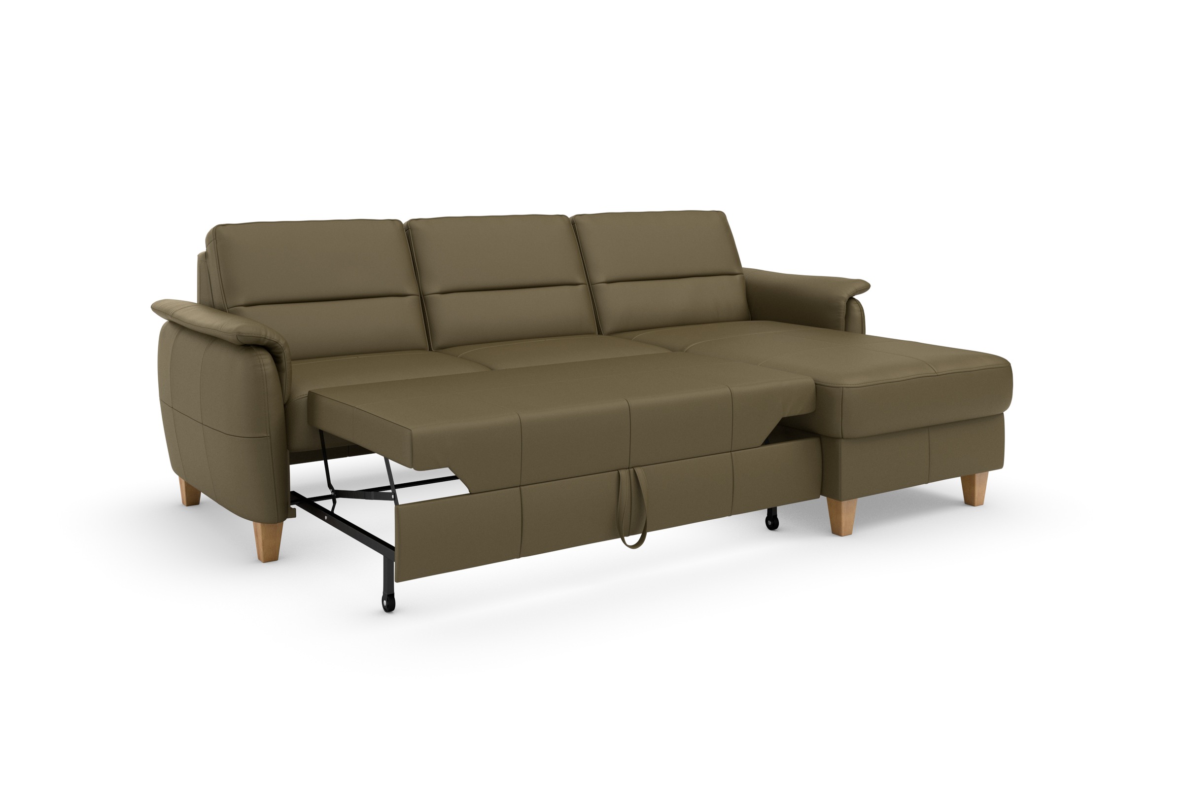 Home affaire Ecksofa »Palmera L-Form«, Federkern, wahlweise mit Bettfunktion und mit/ohne Bettkasten