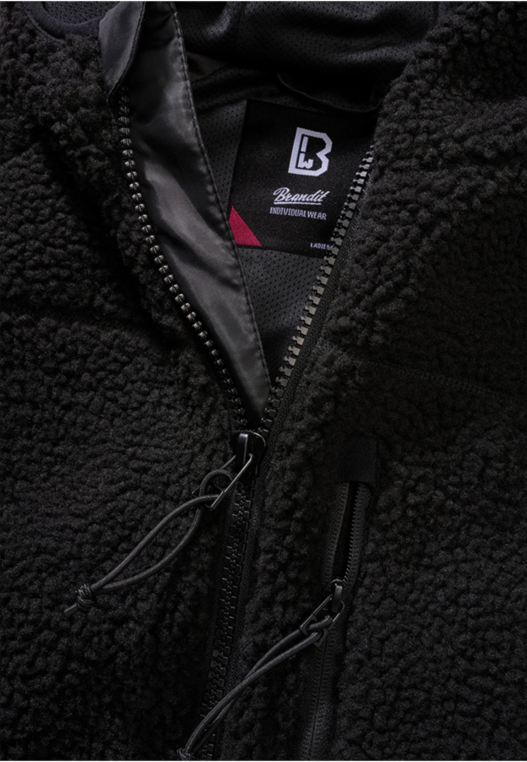 Thumbnail - Brandit Allwetterjacke "Brandit Damen Ladies Teddyfleecejacket" 1 Stk. tlg. mit Kapuze