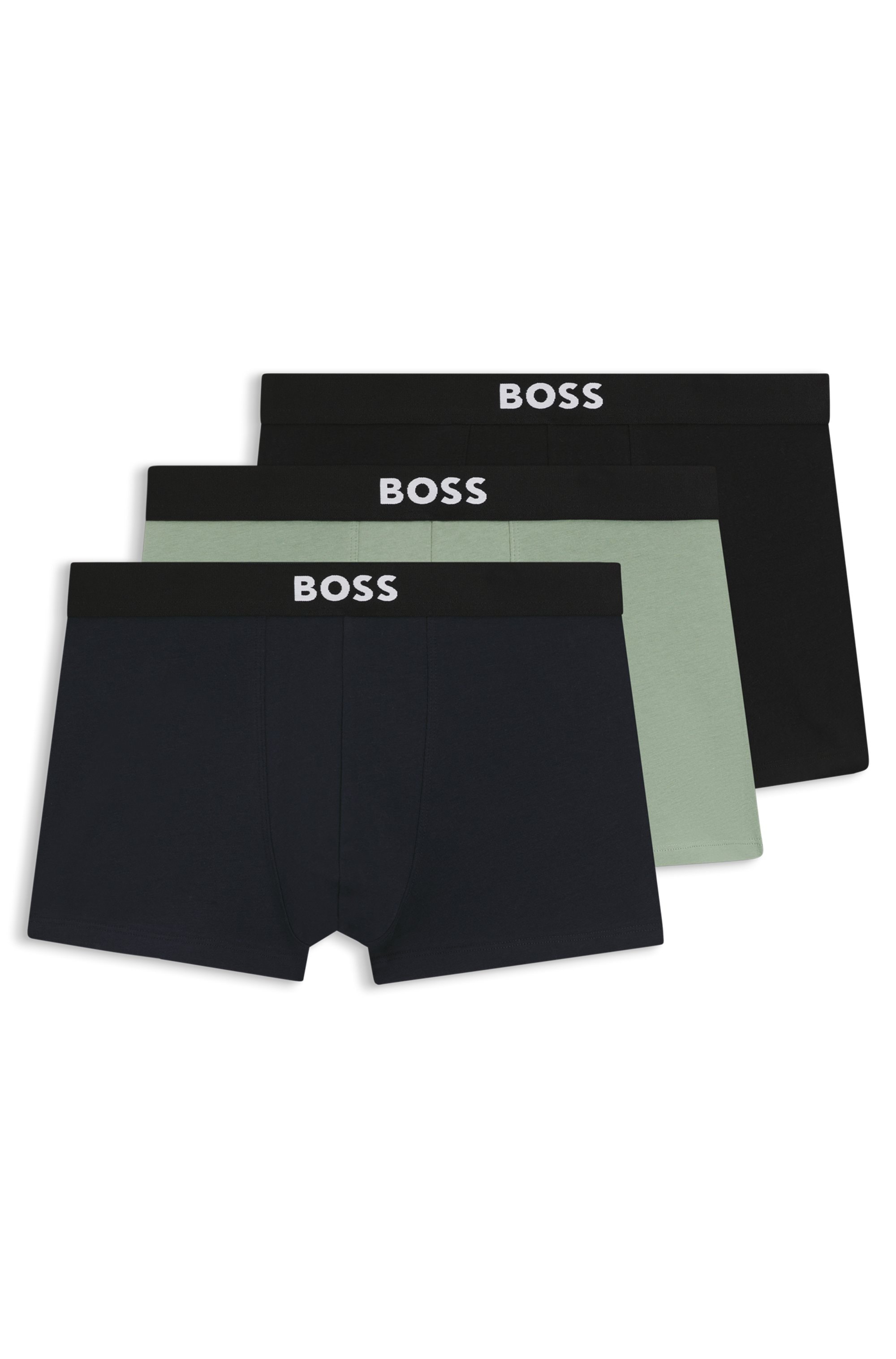 BOSS Trunk »3P Trunk BOSS ONE« mit unifarbenen Bund