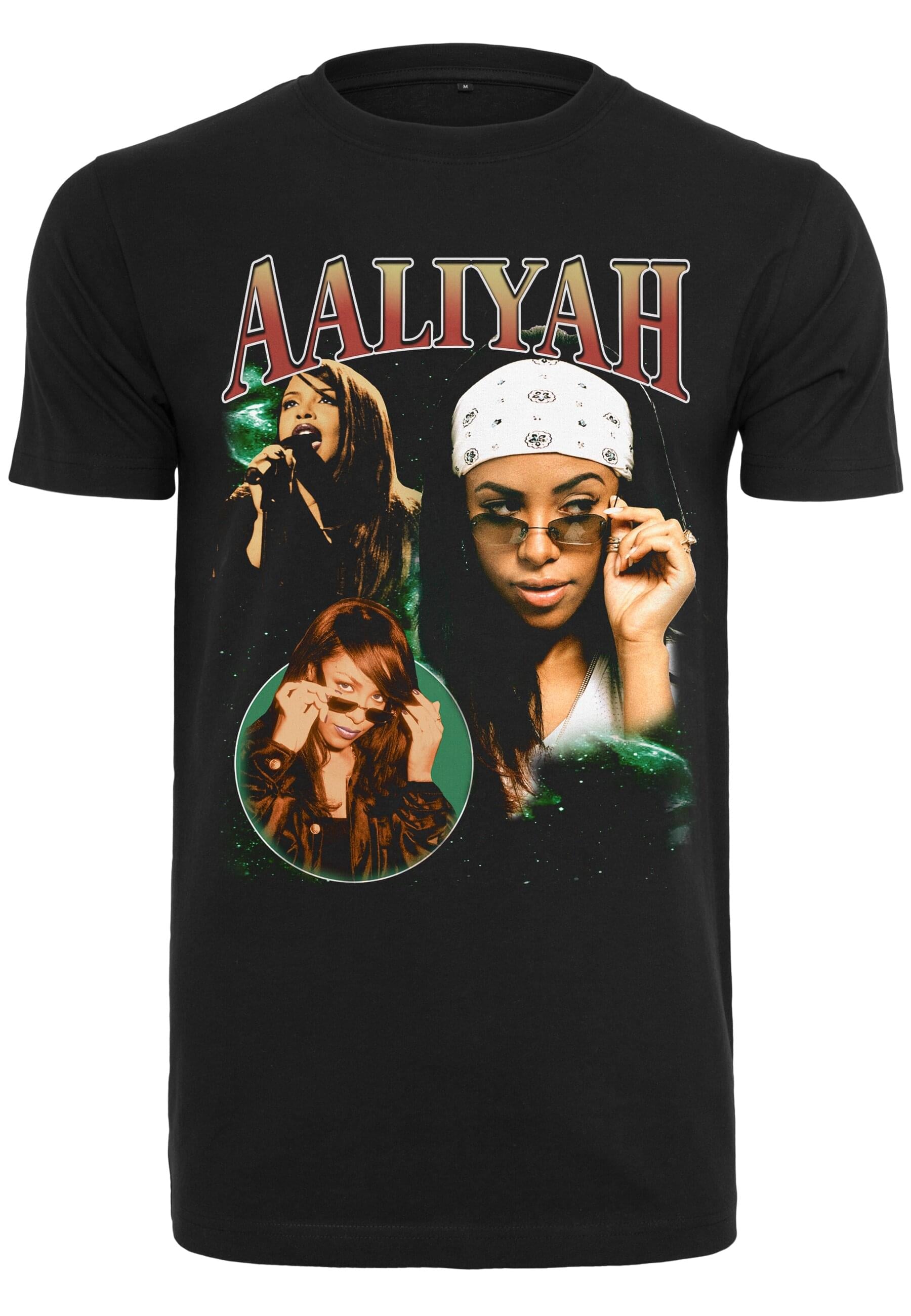 MisterTee T-Shirt "MisterTee Herren Aaliyah Retro Tee" 1 Stk. tlg. günstig online kaufen