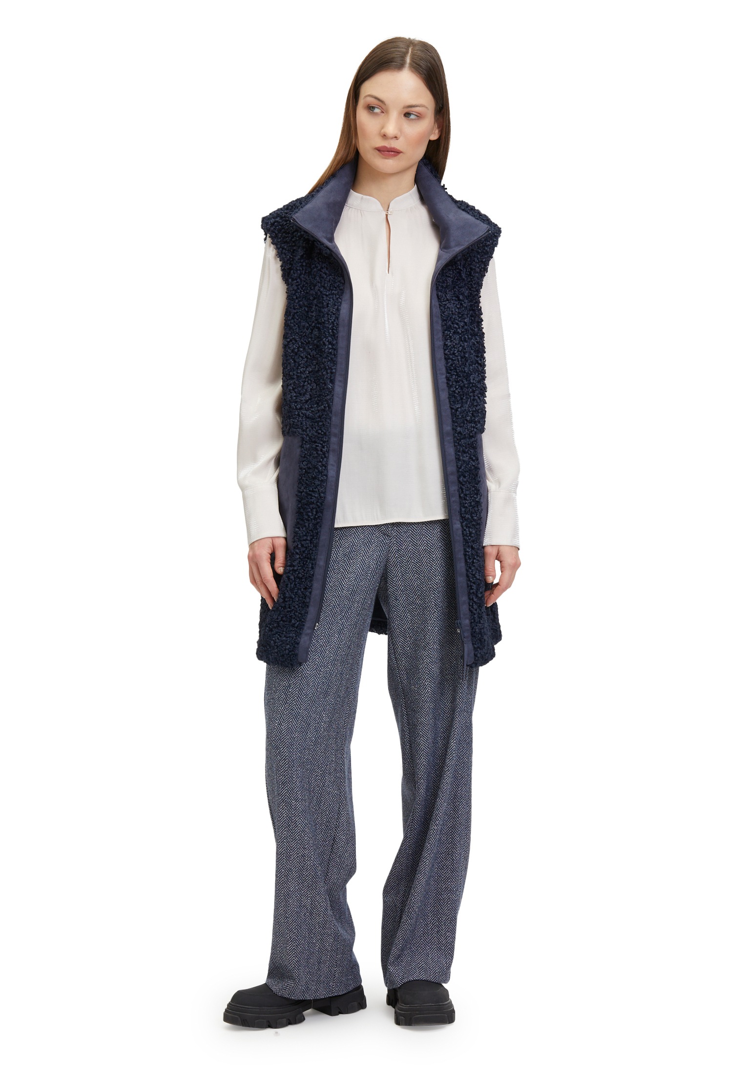 Betty&Co Schlupfbluse »Betty & Co Damen Schlupfbluse mit Raffung«