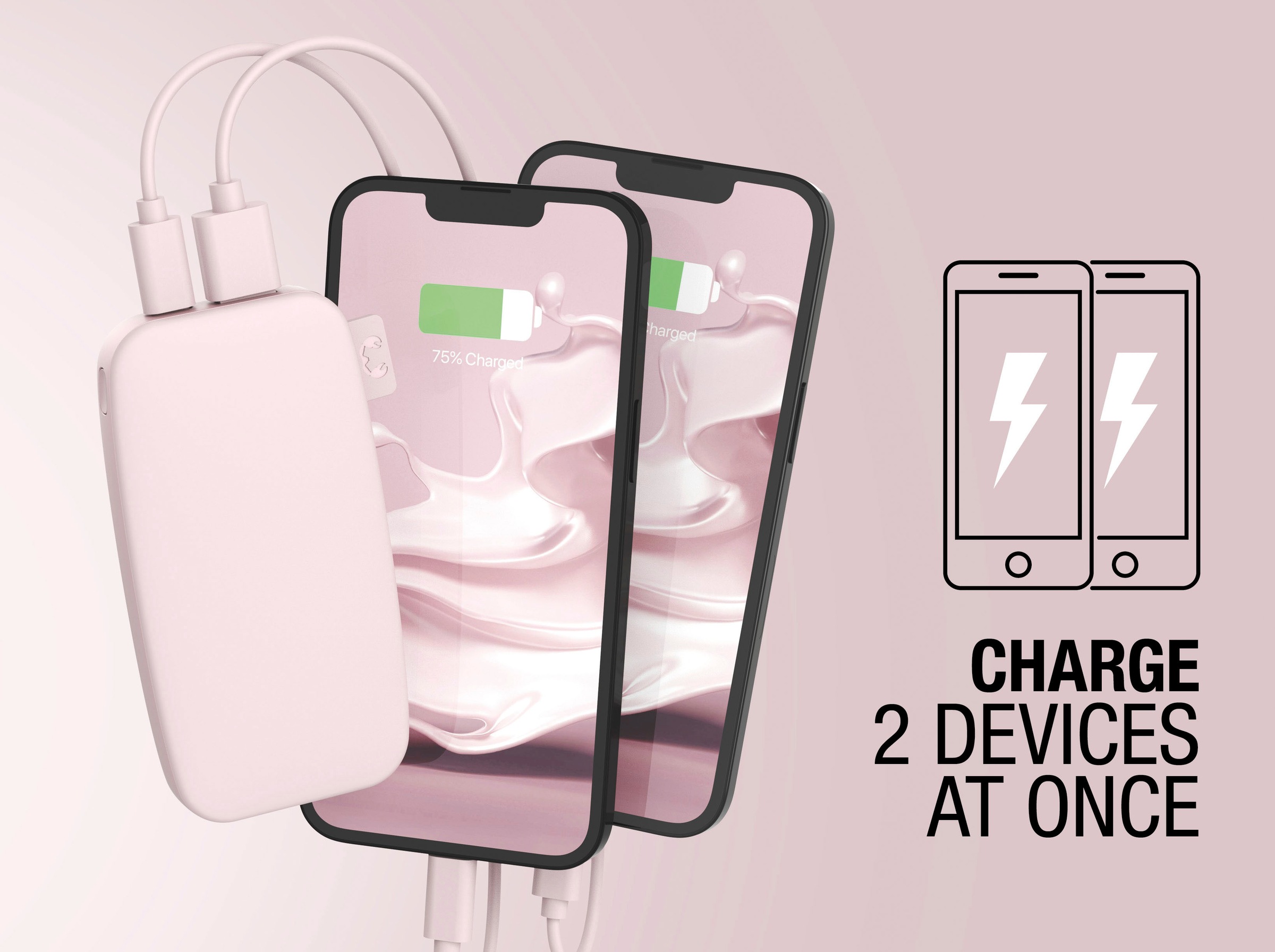 Fresh´n Rebel Powerbank »Power Pack 6000mAh mit USB-C, Fast Charge«, 5 V