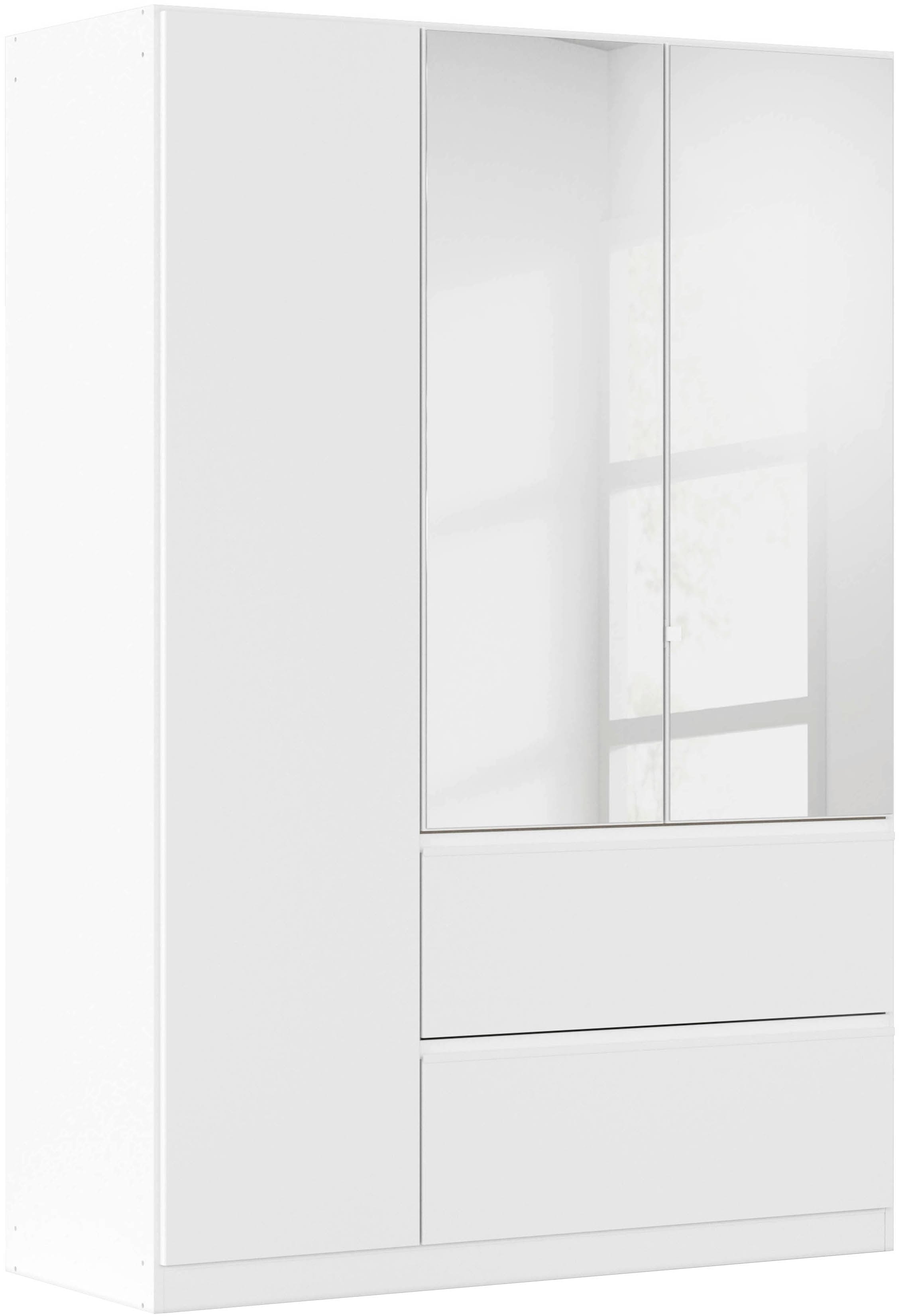 rauch Drehtürenschrank "Kleiderschrank Schrank Garderobe Wäscheschrank Schlafzimmer JOEL" in 3 verschiedenen Ausstattungen BASIC/CLASSIC/PREMIUM, mit zwei Schubladen, mit Push-to-Open Funktion MADE IN GERMANY