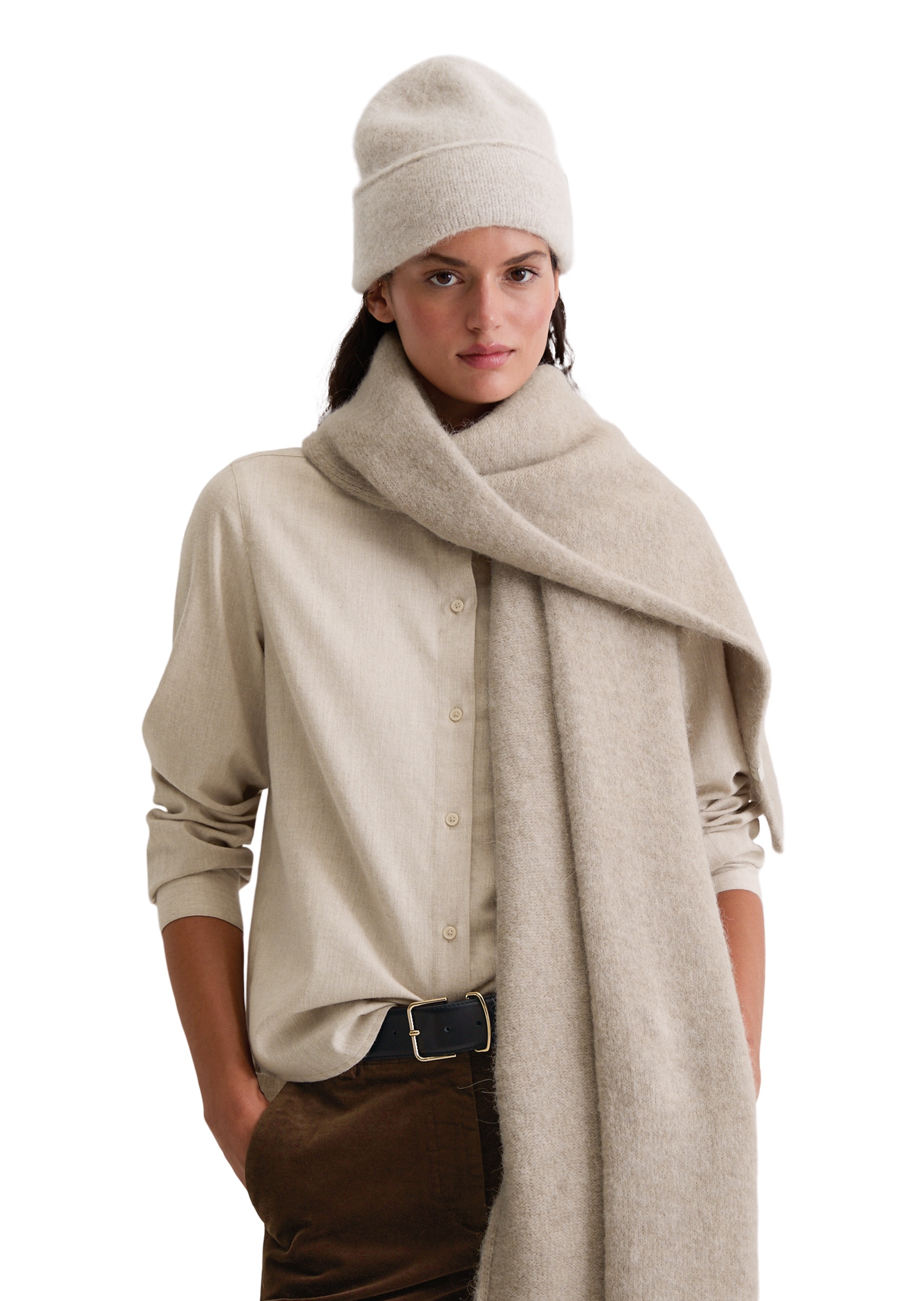 Marc O'Polo Schal »aus softem Alpakawolle-Mix«