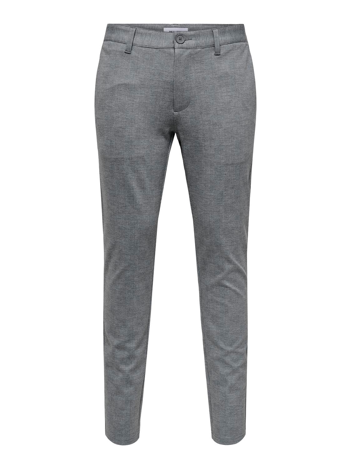 ONLY & SONS Chinohose "ONSMARK SLIM CHECK 020919 PANT NOOS" günstig online kaufen