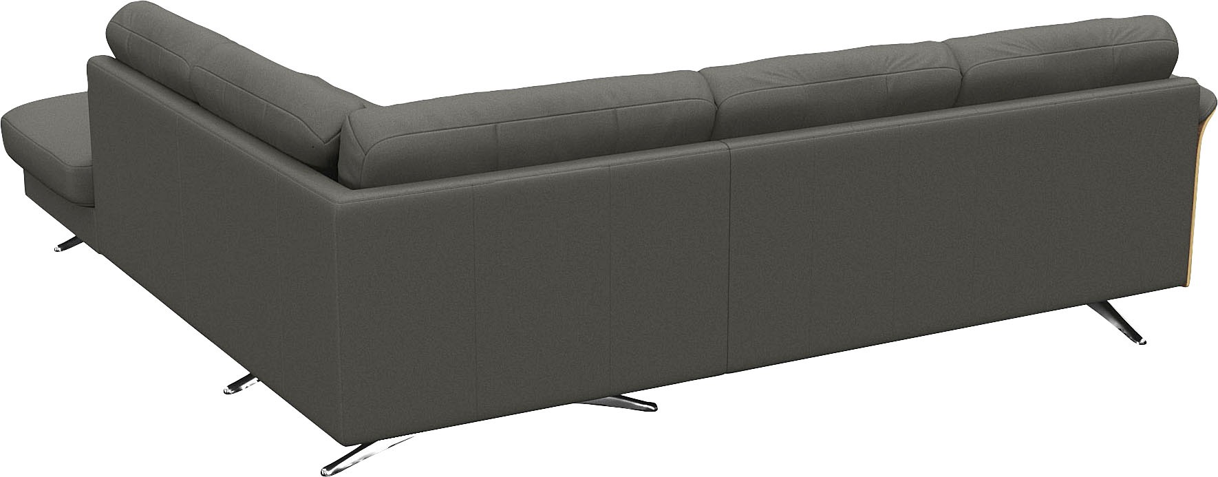 FLEXLUX Ecksofa »Glow, super bequem durch hochwertigem Sitzaufbau mit Federkern, L-Form«, Modernes skandinavisches Design