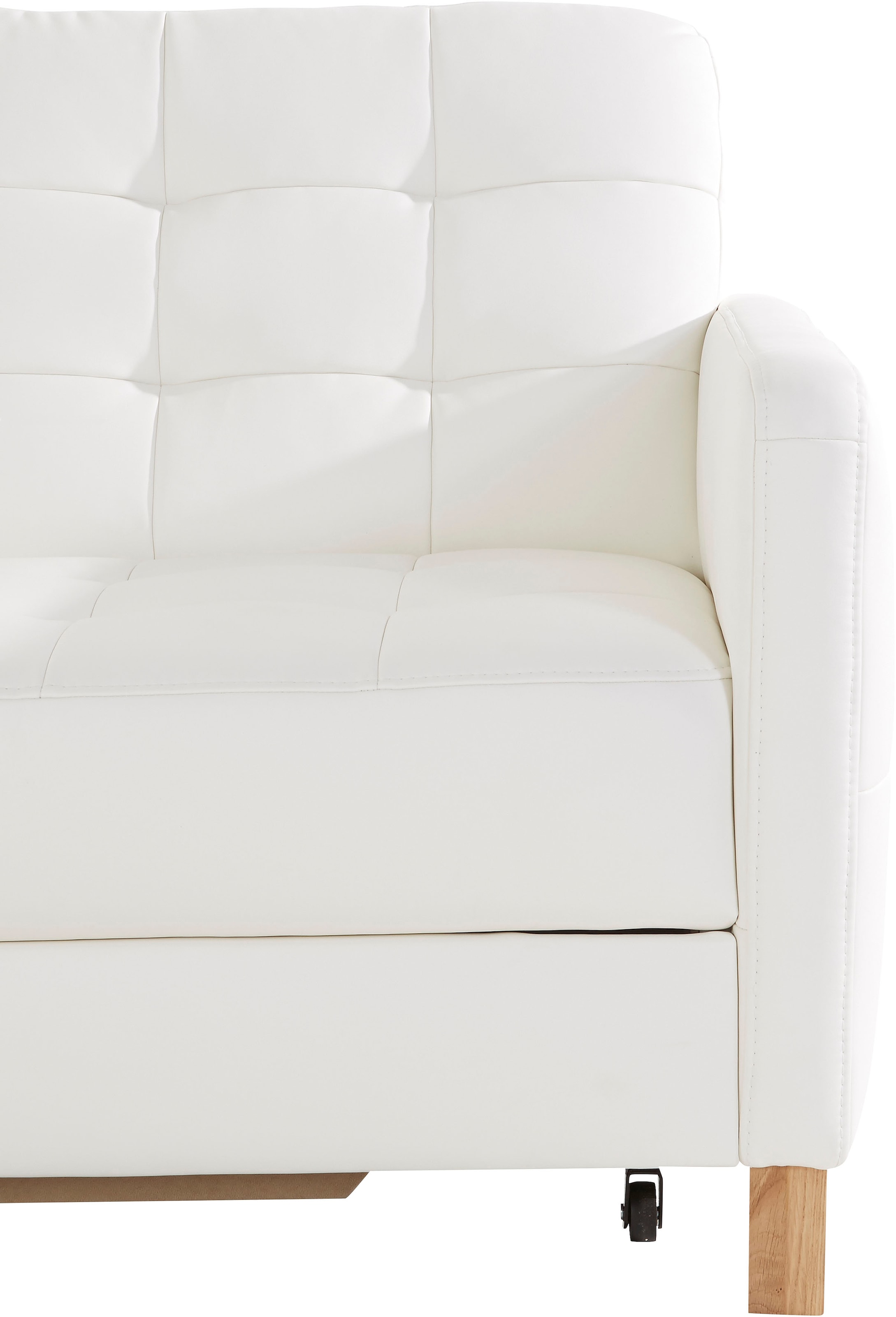 exxpo - sofa fashion Ecksofa »Elio, kompakt und komfortabel, bequem und zeitloses Design, L-Form«, wahlweise mit Bettfunktion