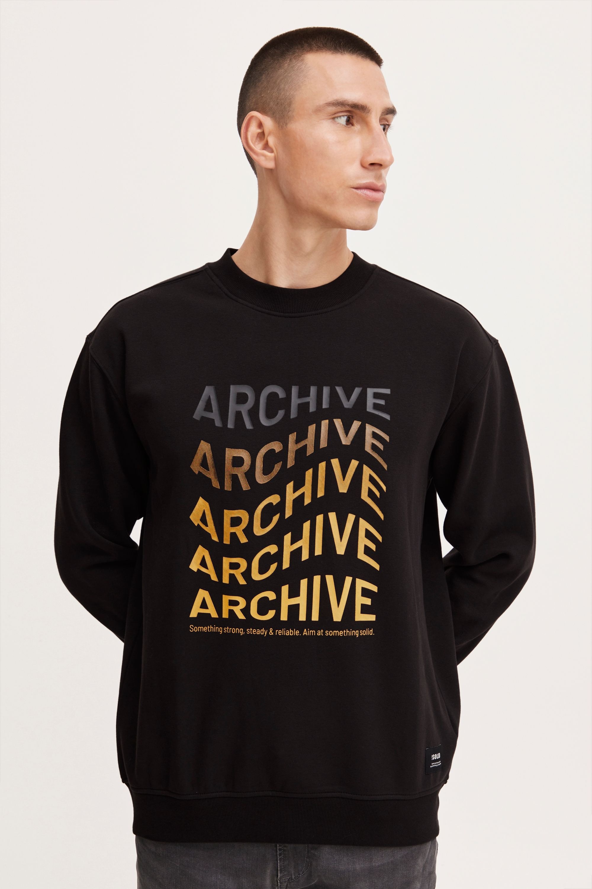 Solid Longpullover "Sweatshirt SDDarcio" günstig online kaufen