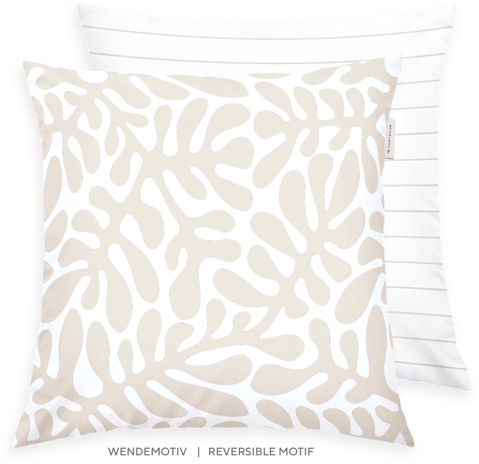 TOM TAILOR HOME Kissenhülle »new bedroom ORGANIC LEAVE...
