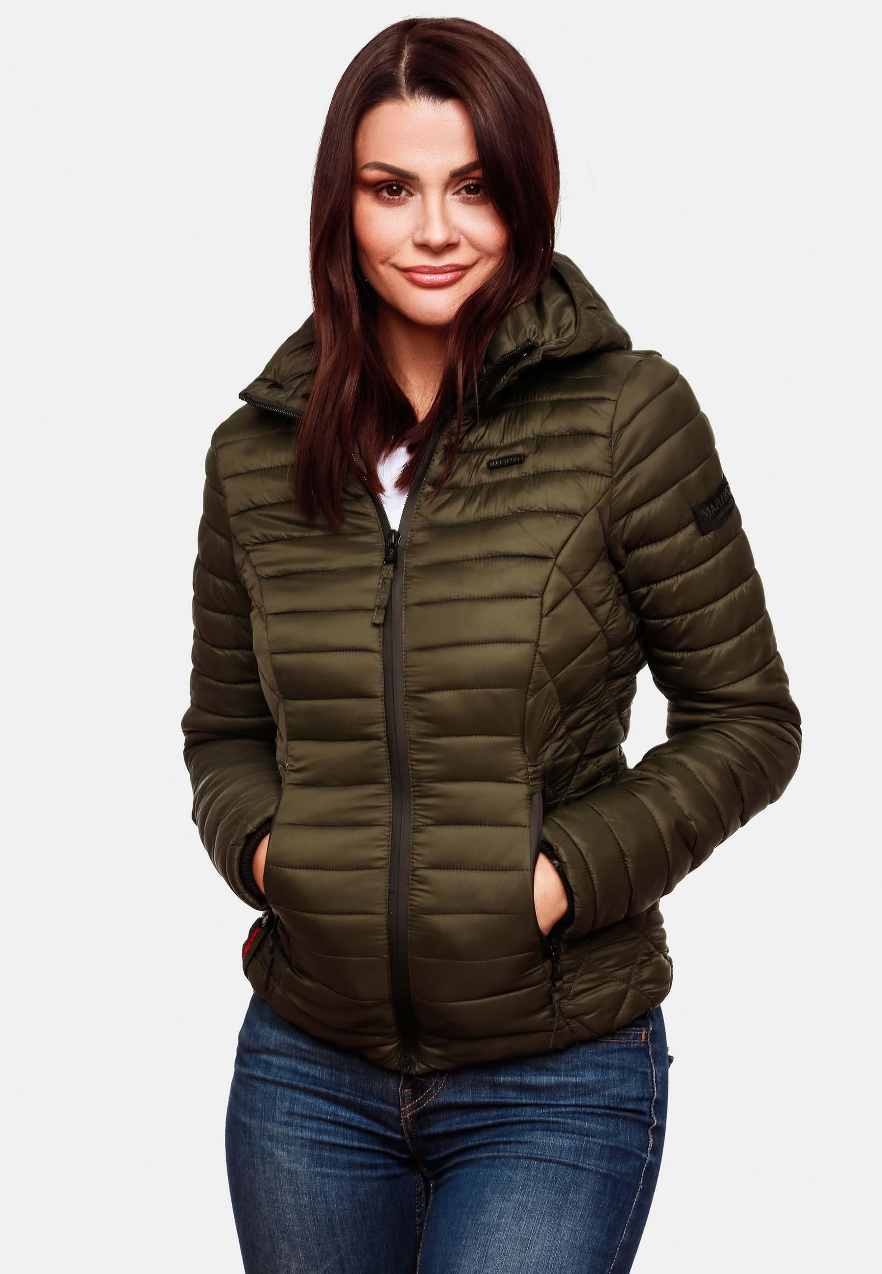Marikoo Steppjacke »Samtpfote«, mit Kapuze, ultraleichte Übergangsjacke mit Kapuze