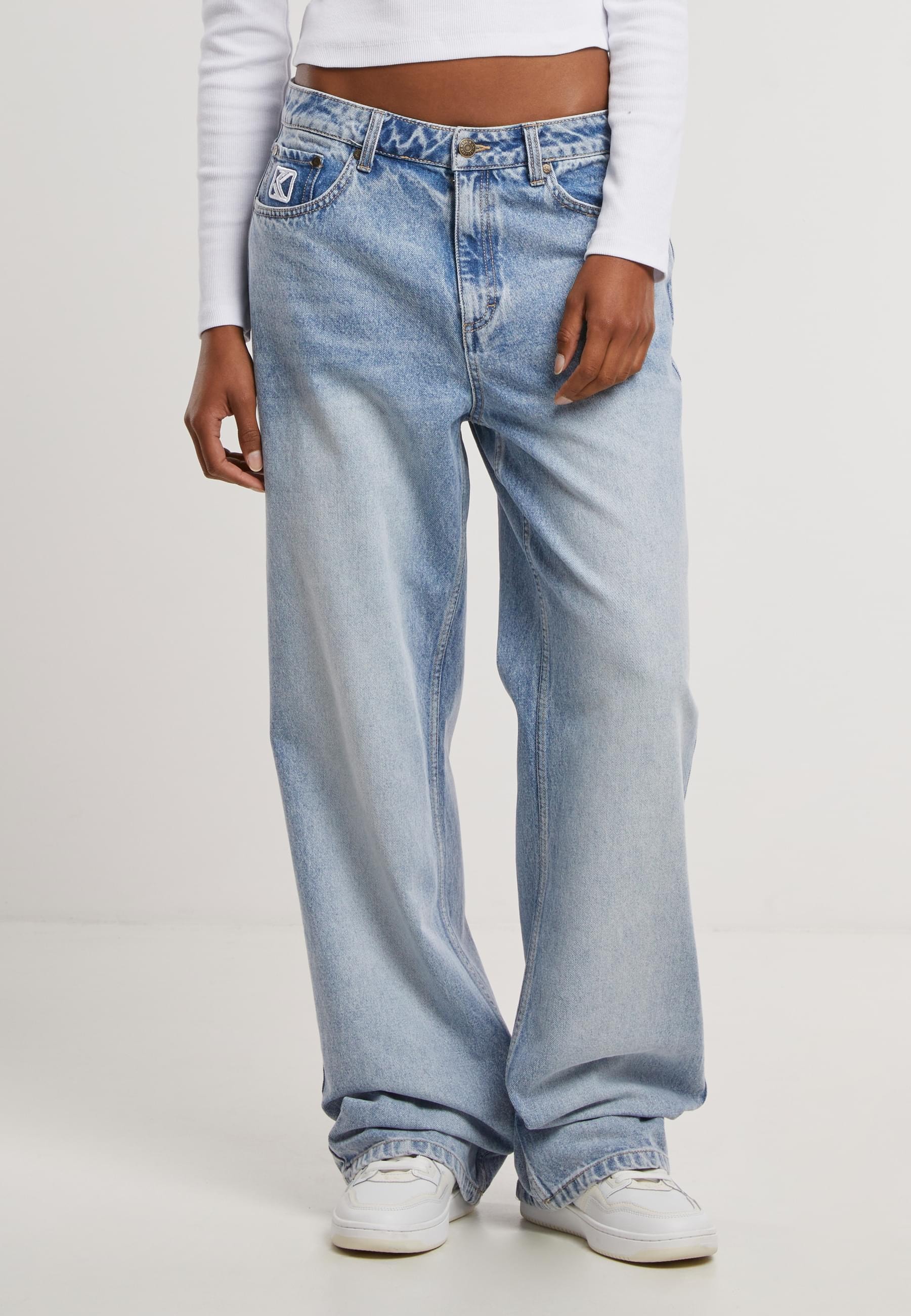 Karl Kani Bequeme Jeans »Karl Kani Karl Kani OG Five Pocket Straight Leg Denim vintage«