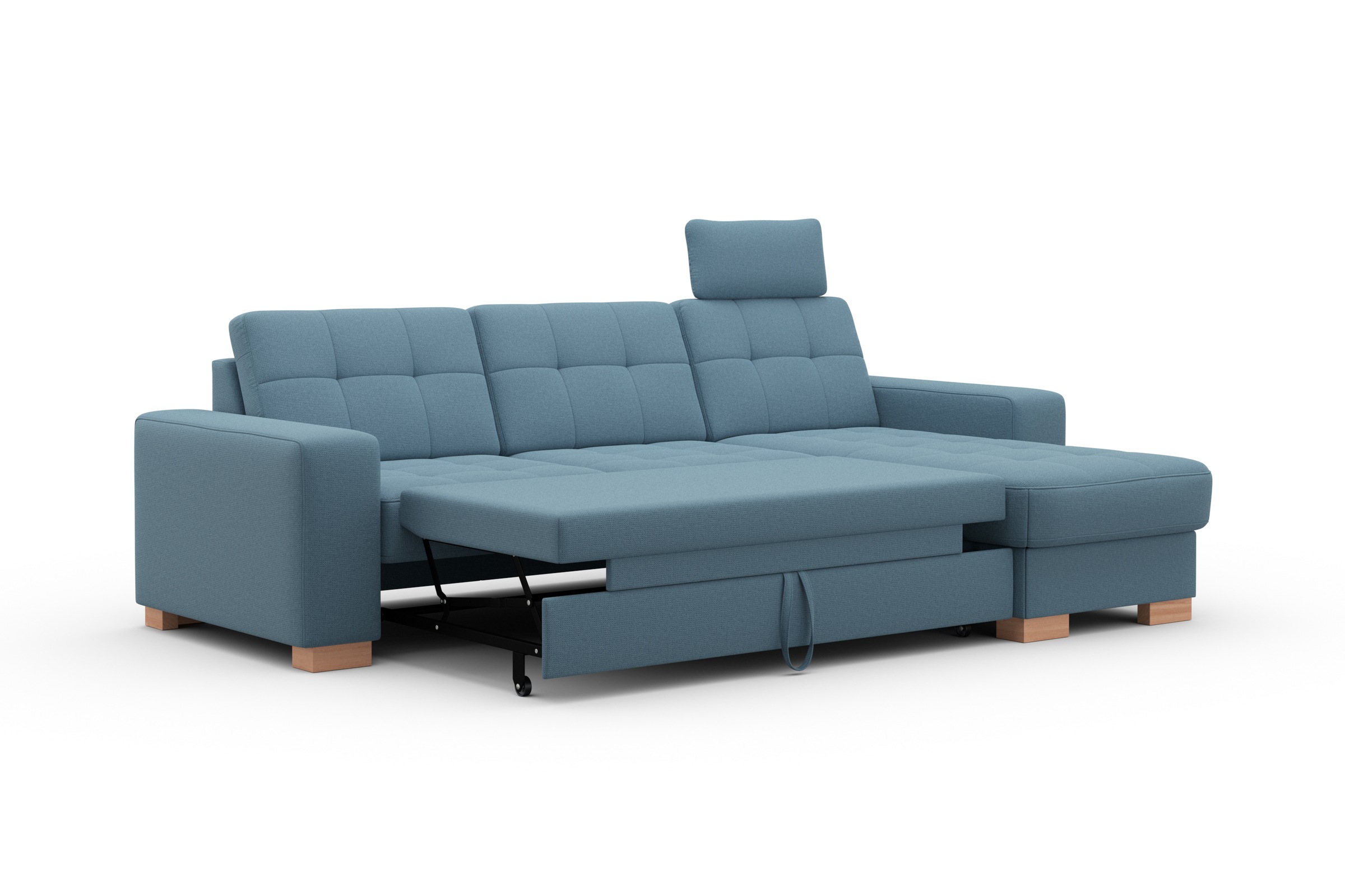 sit&more Ecksofa »Quincy L-Form«, wahlweise mit Bettfunktion und Bettkasten