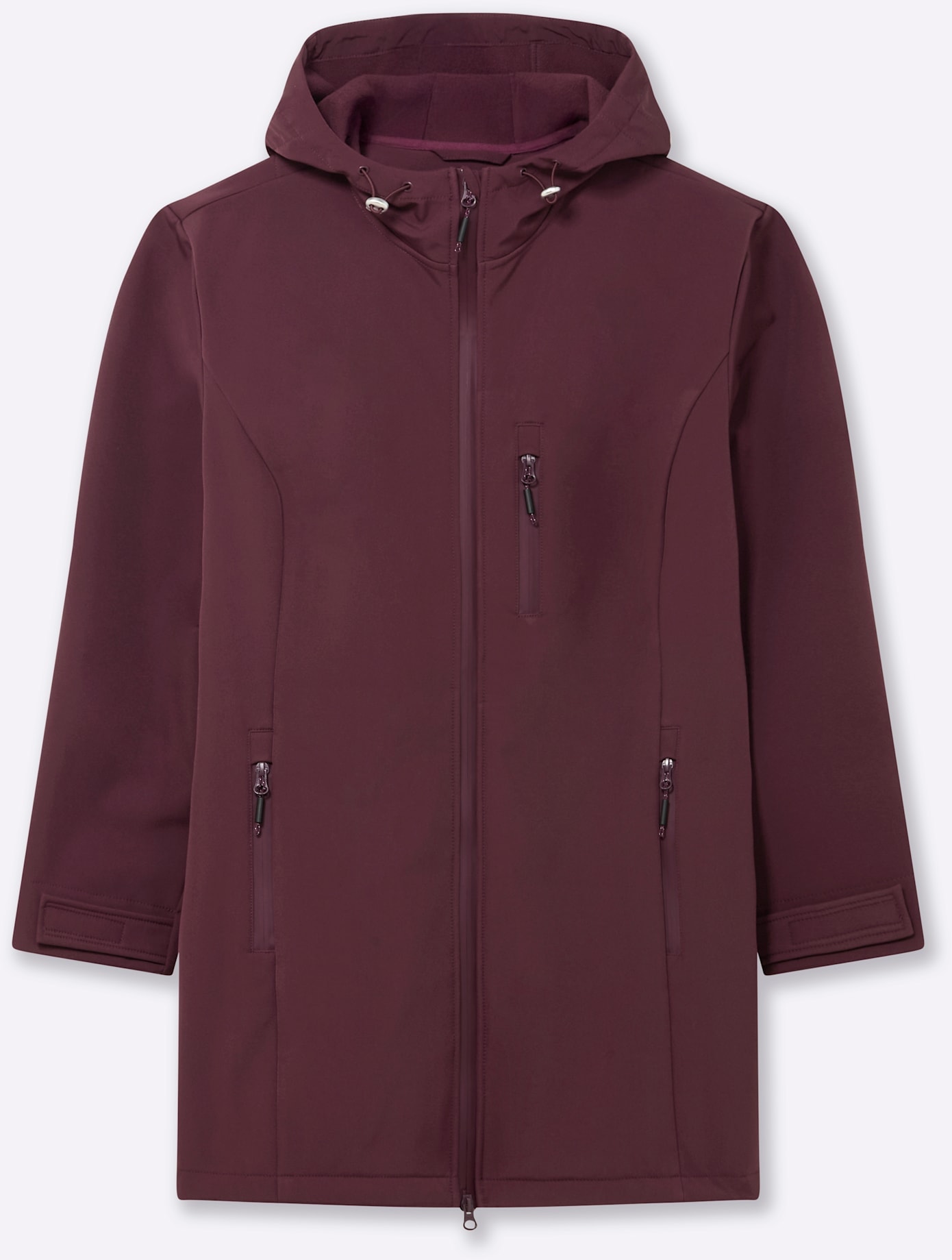 Sheego Softshelljacke mit Kapuze