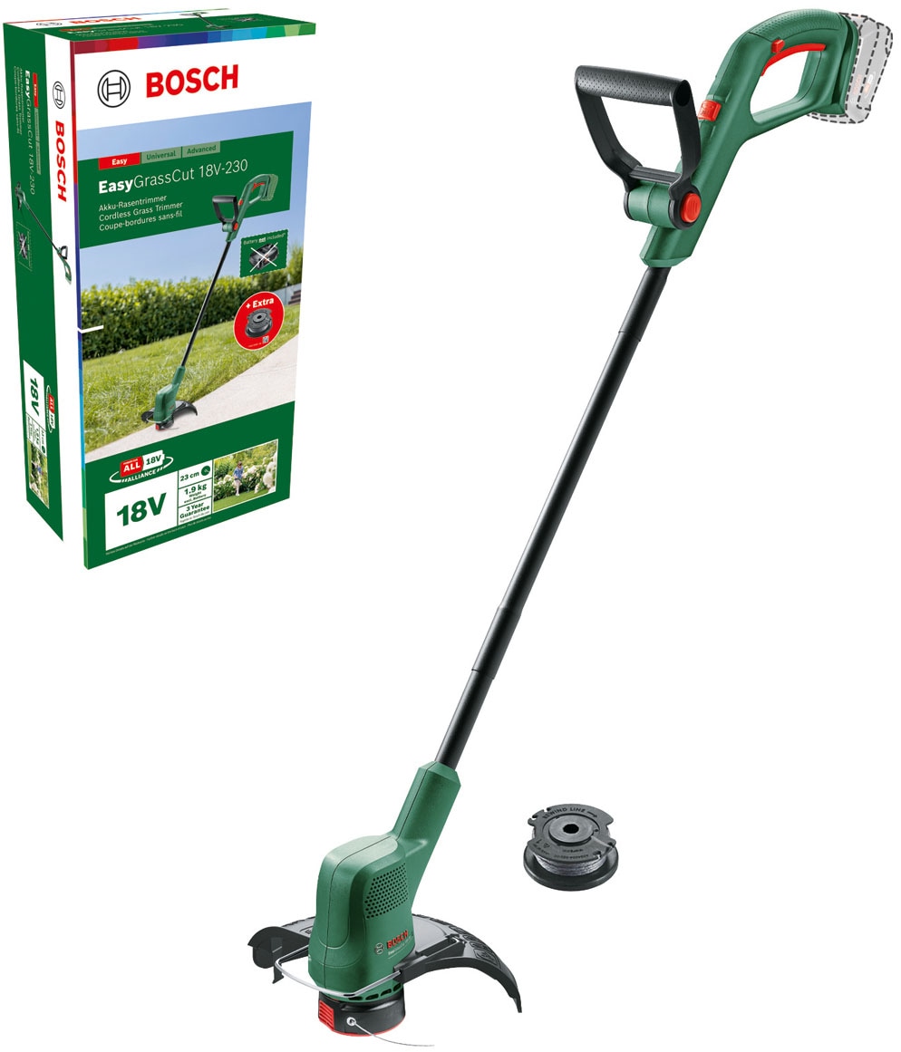Bosch Home & Garden "Easy GrassCut 18 V-230 Solo" inkl. Ersatzfadenspule, ohne Akku und Ladegerät