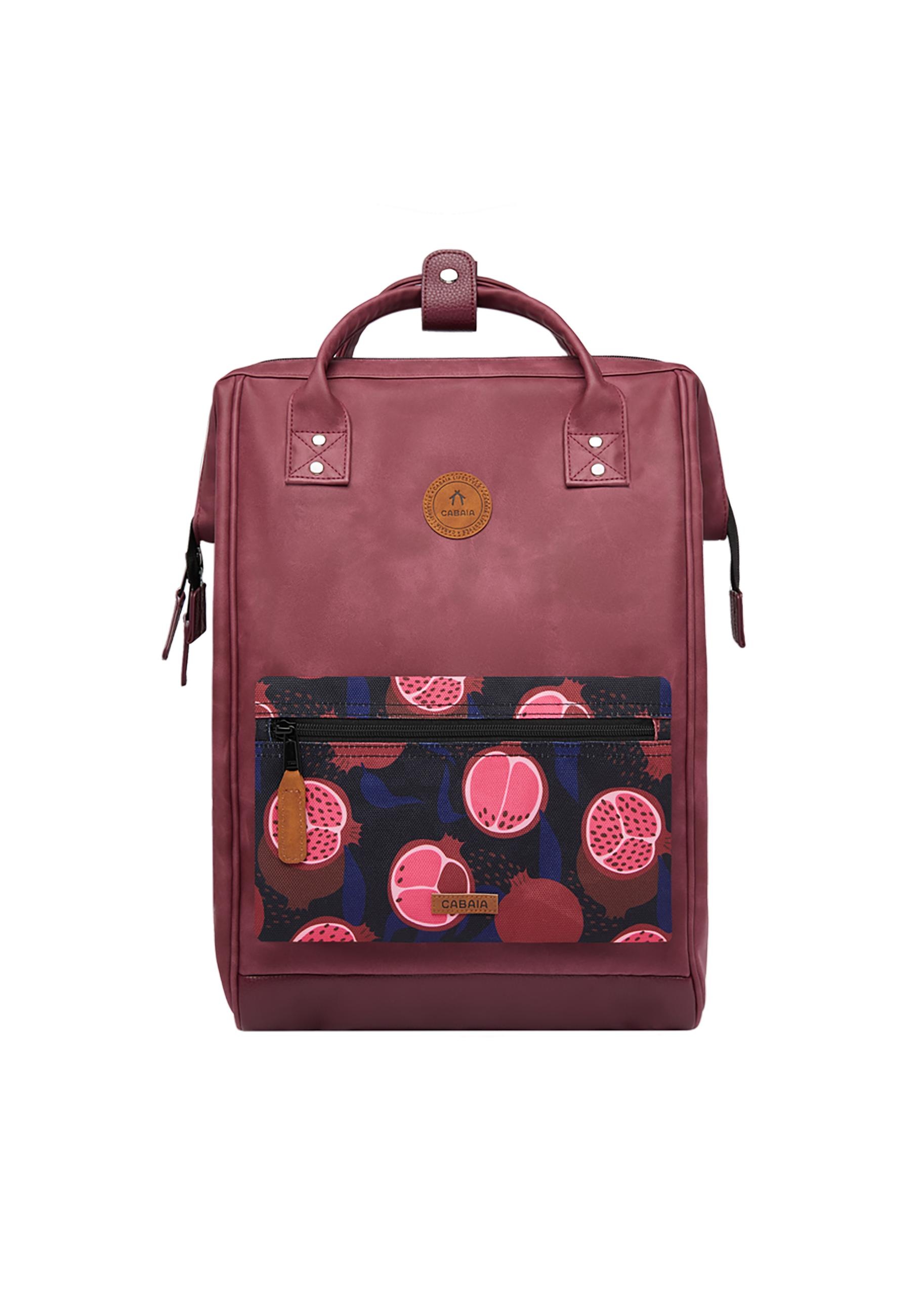 CABAIA Tagesrucksack »Adventurer L Nubuck«, Veganer Cityrucksack mit austauschbaren Vordertaschen
