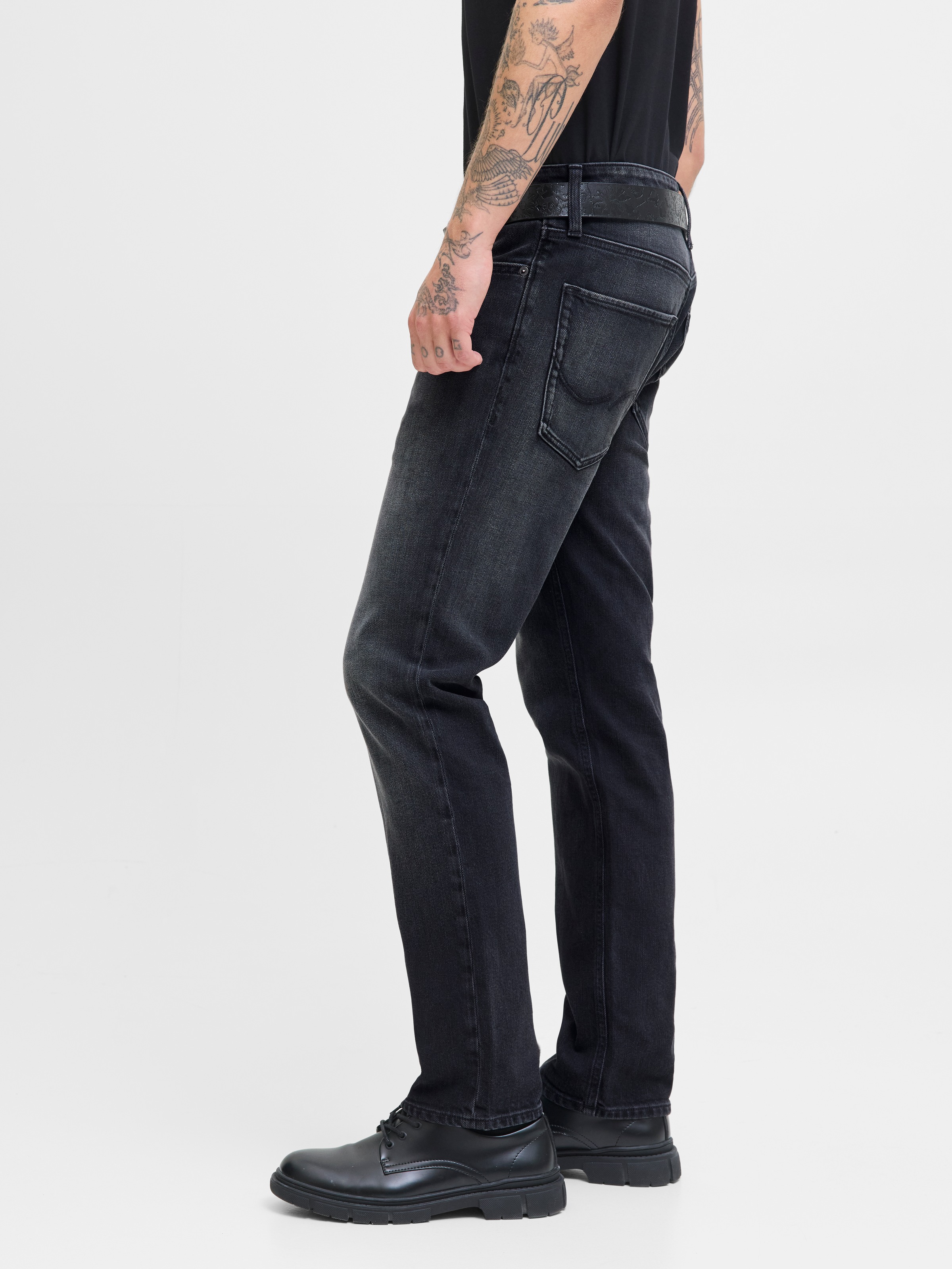Jack & Jones Regular-fit-Jeans "JJICLARK im Used-Look, Stretchkomfort und n günstig online kaufen