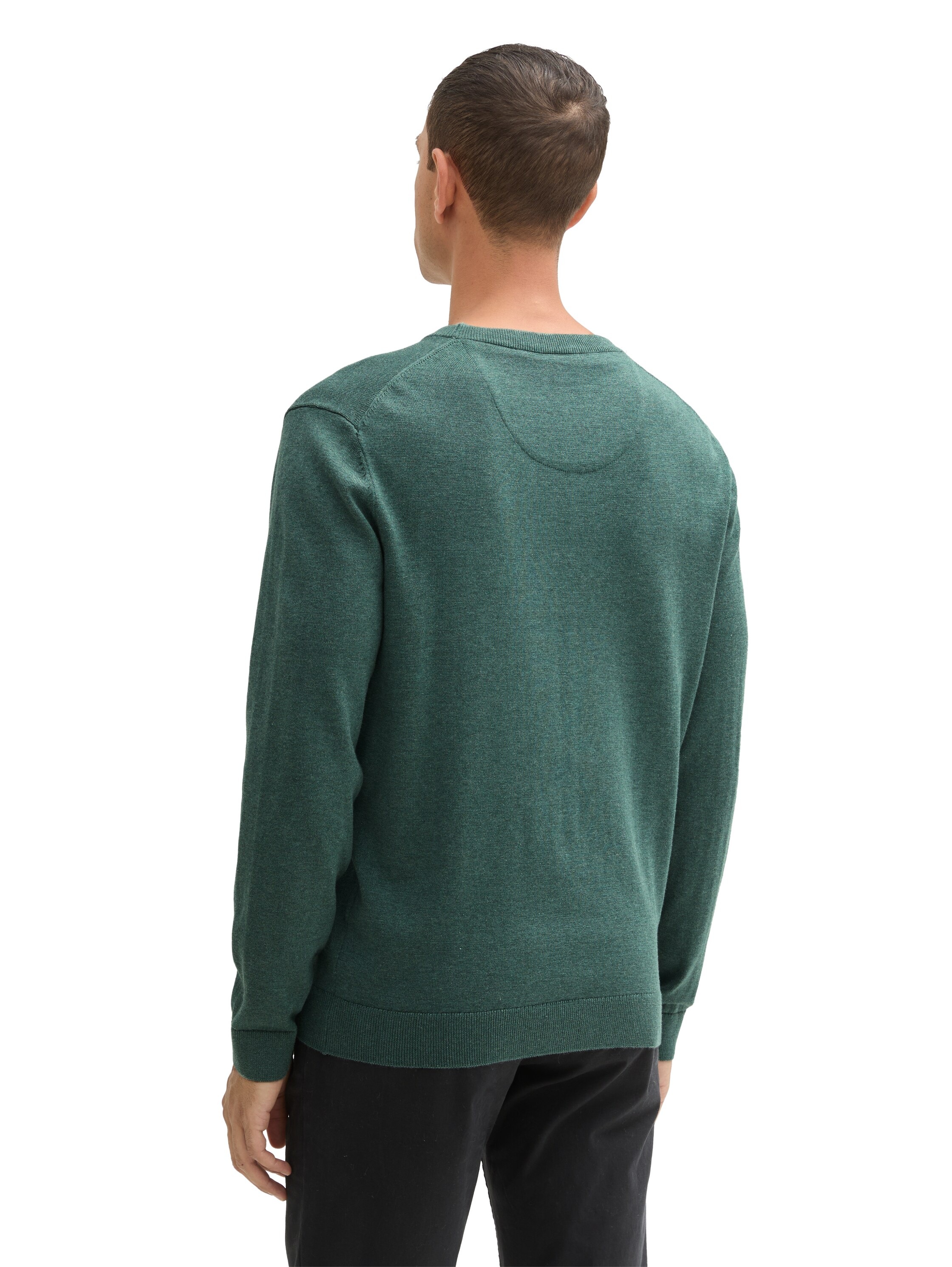 Tom Tailor Herren Rundhals Pullover BASIC CREWNECK KNIT - Relaxed Fit günstig online kaufen