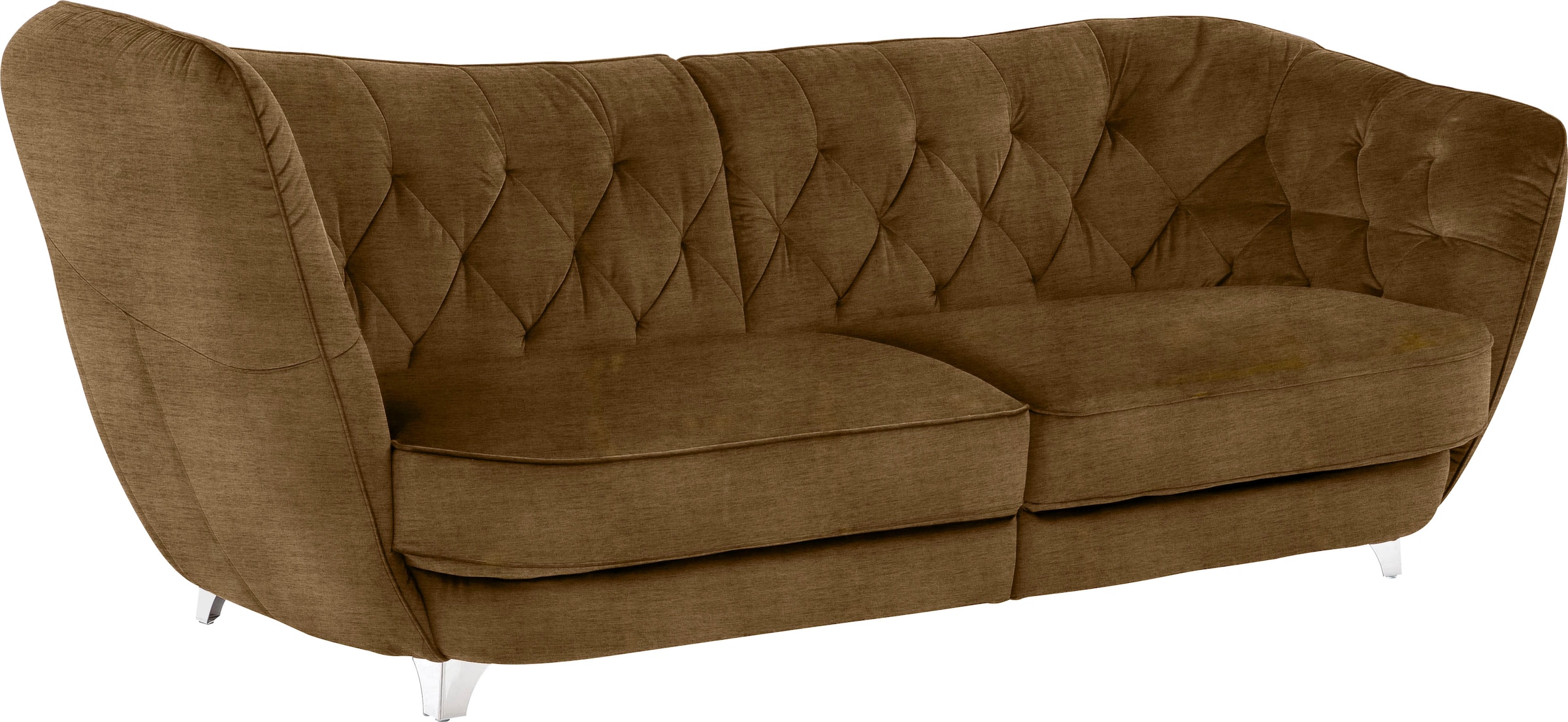 Leonique Big-Sofa "Retro", stylischer Hochlehner günstig online kaufen
