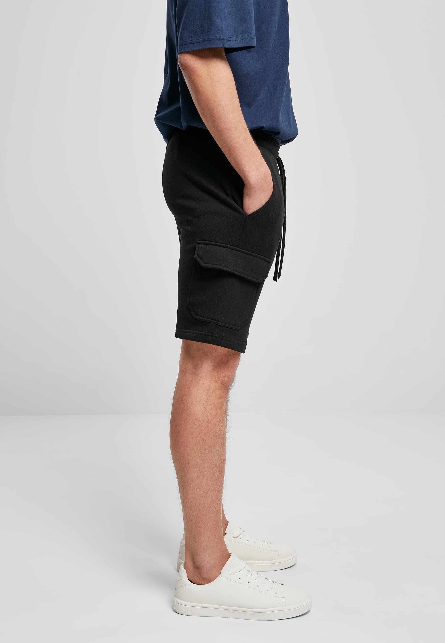 URBAN CLASSICS Sweatshorts »Urban Classics Herren Organic Cargo Sweatshorts«, (1 tlg.)