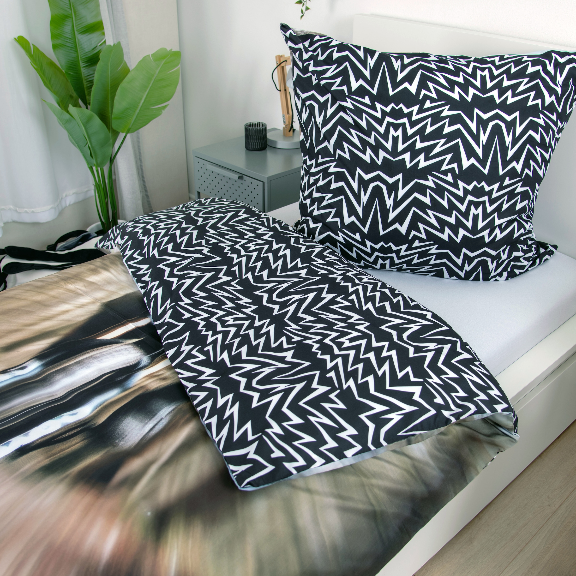 Herding Young Collection Wendebettwäsche »Young Collection Mountainbike« 2 Stk. tlg. mit Motocross Design