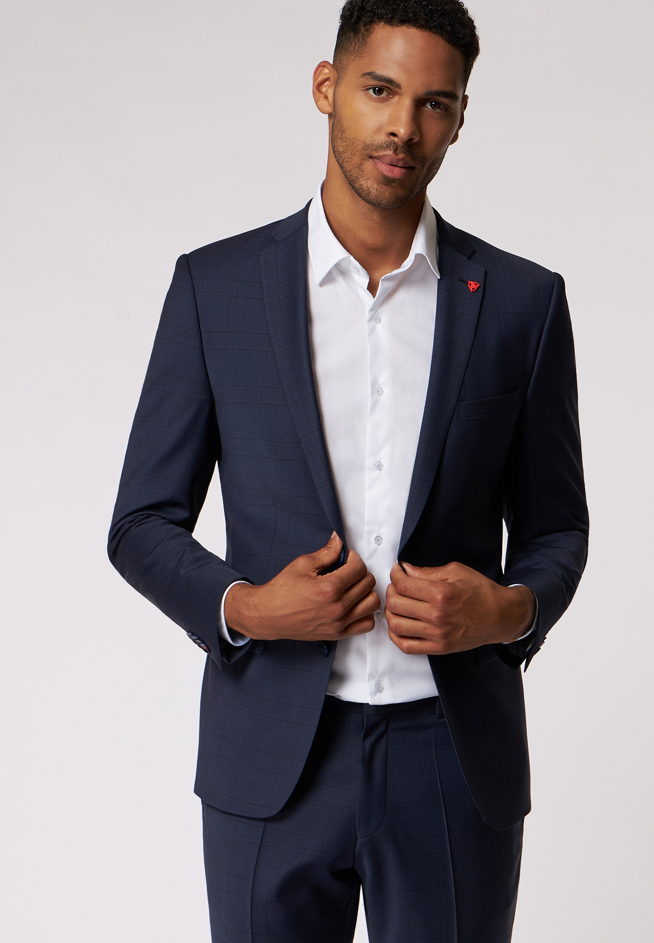 Roy Robson Hosenanzug »Anzug, Kariert, Extra Slim Fit«