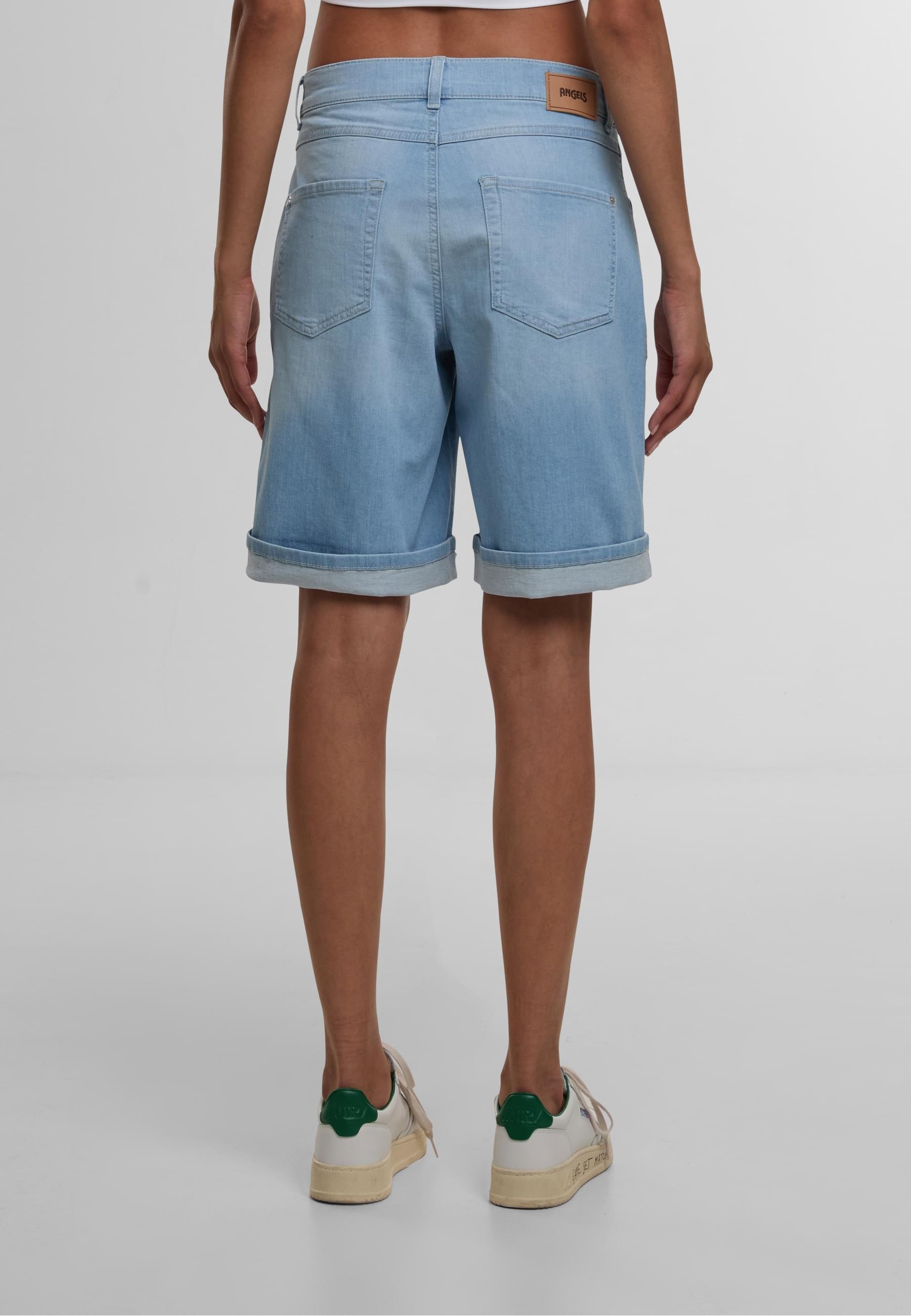 AENGELS Bequeme Jeans »AENGELS Wide Leg Short Modern Authentic light denim«