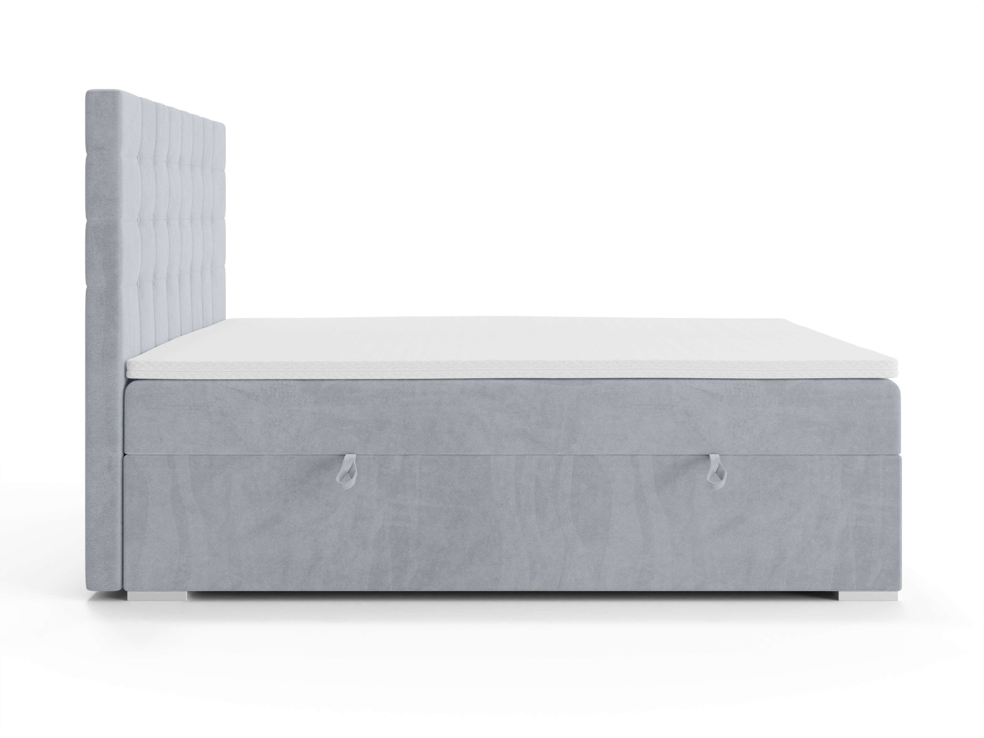 INOSIGN Polsterbett »Semla mit Matratze und Topper, in 3 Breiten (140, 160 und 180 cm)«, Boxspringbett mit Kopfteil, Bettkasten, Matratze (BFK/TFK) und Topper