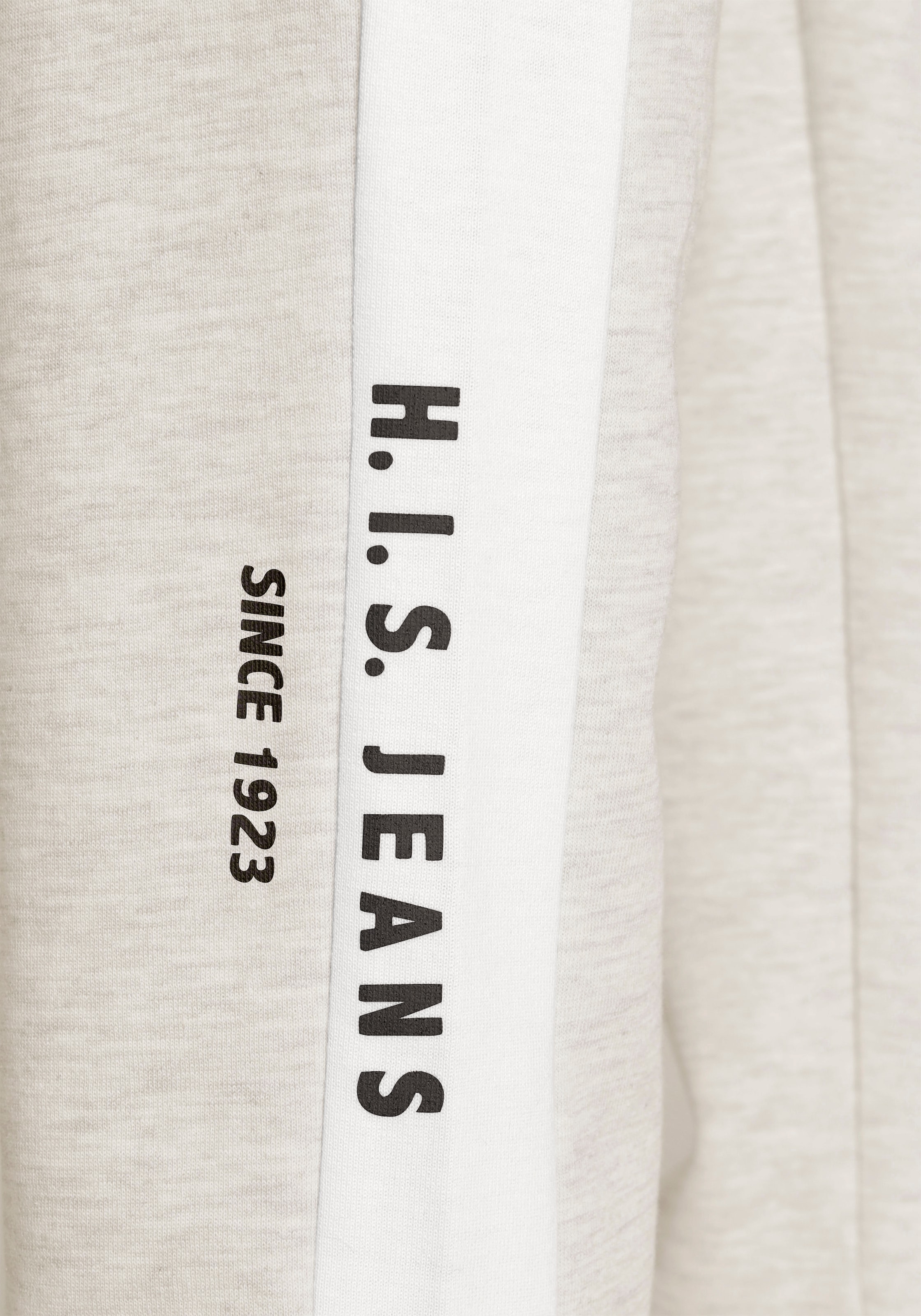 H.I.S Relaxhose, mit weißem Seitenstreifen und Logodruck, Loungeanzug