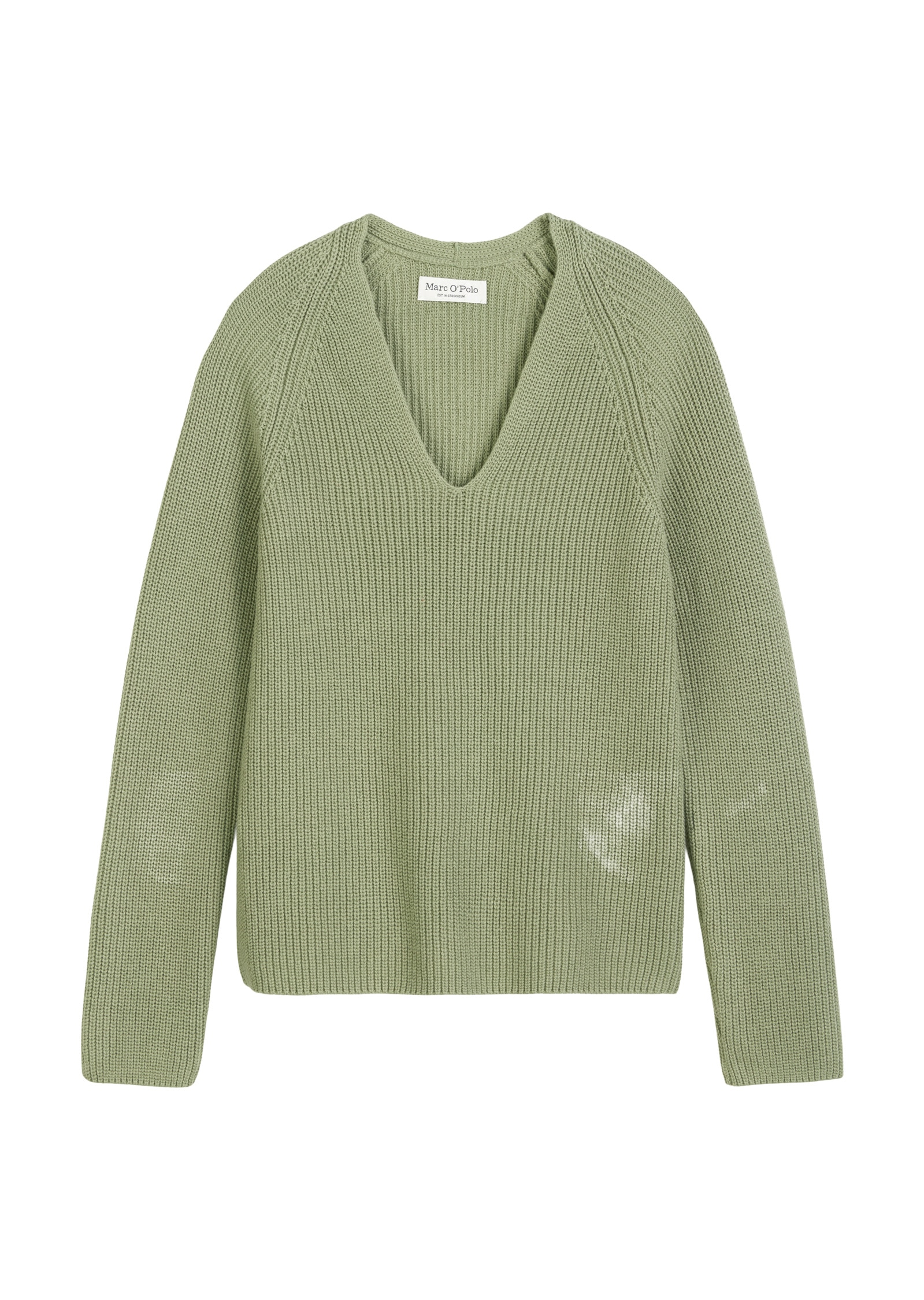 Marc O'Polo V-Ausschnitt-Pullover »aus softem Baumwoll-Garn«