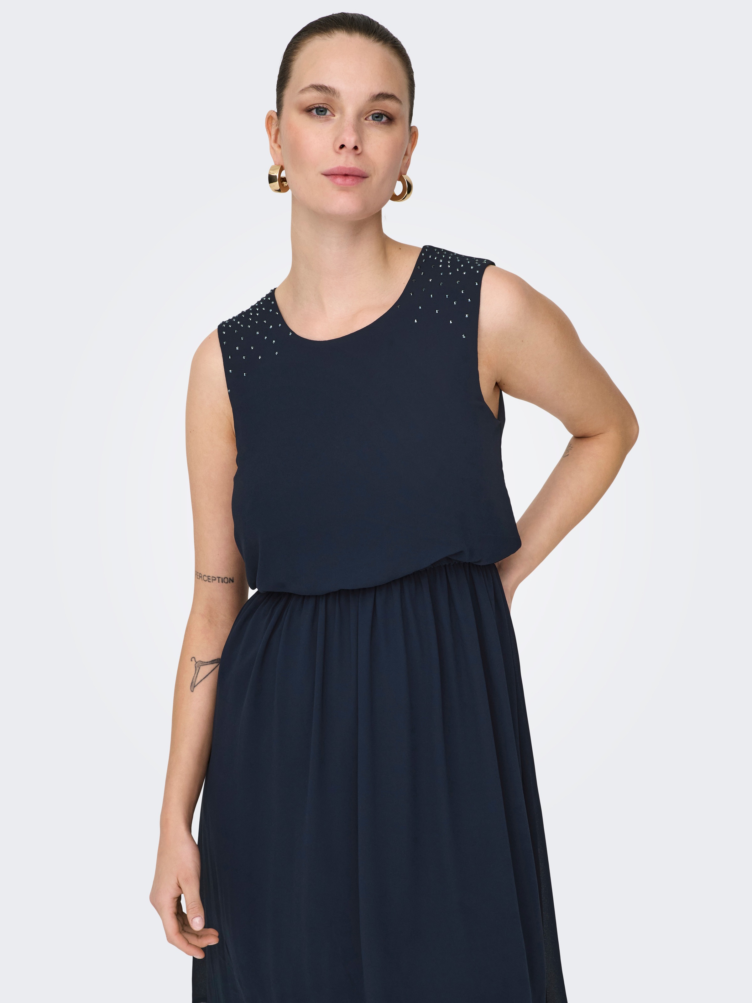 ONLY Minikleid "ONLSTINNA LIFE SL DETAIL DRESS WVN" günstig online kaufen