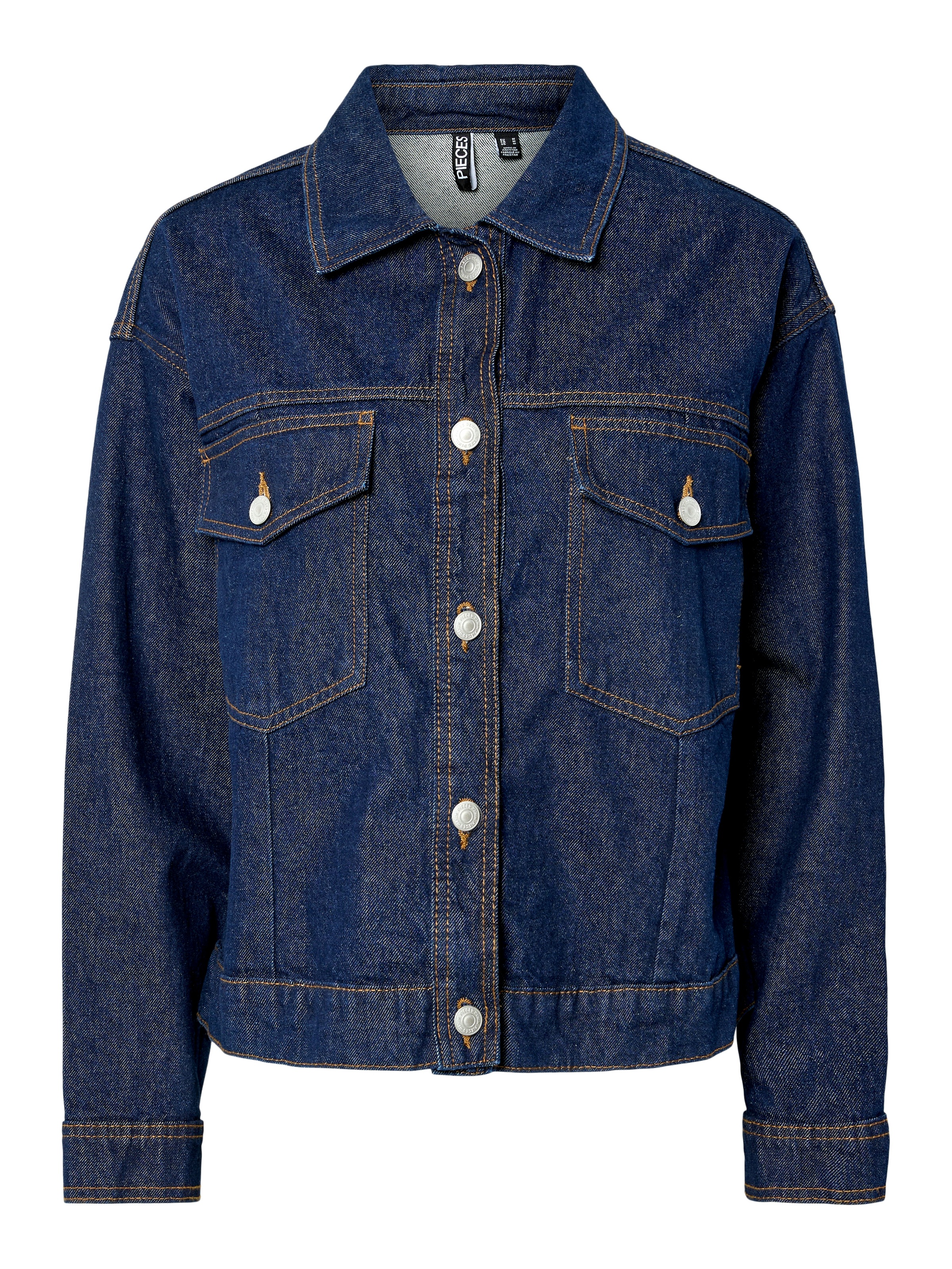 pieces Jeansjacke »PCELMA DENIM JACKET NOOS BC«, ohne Kapuze