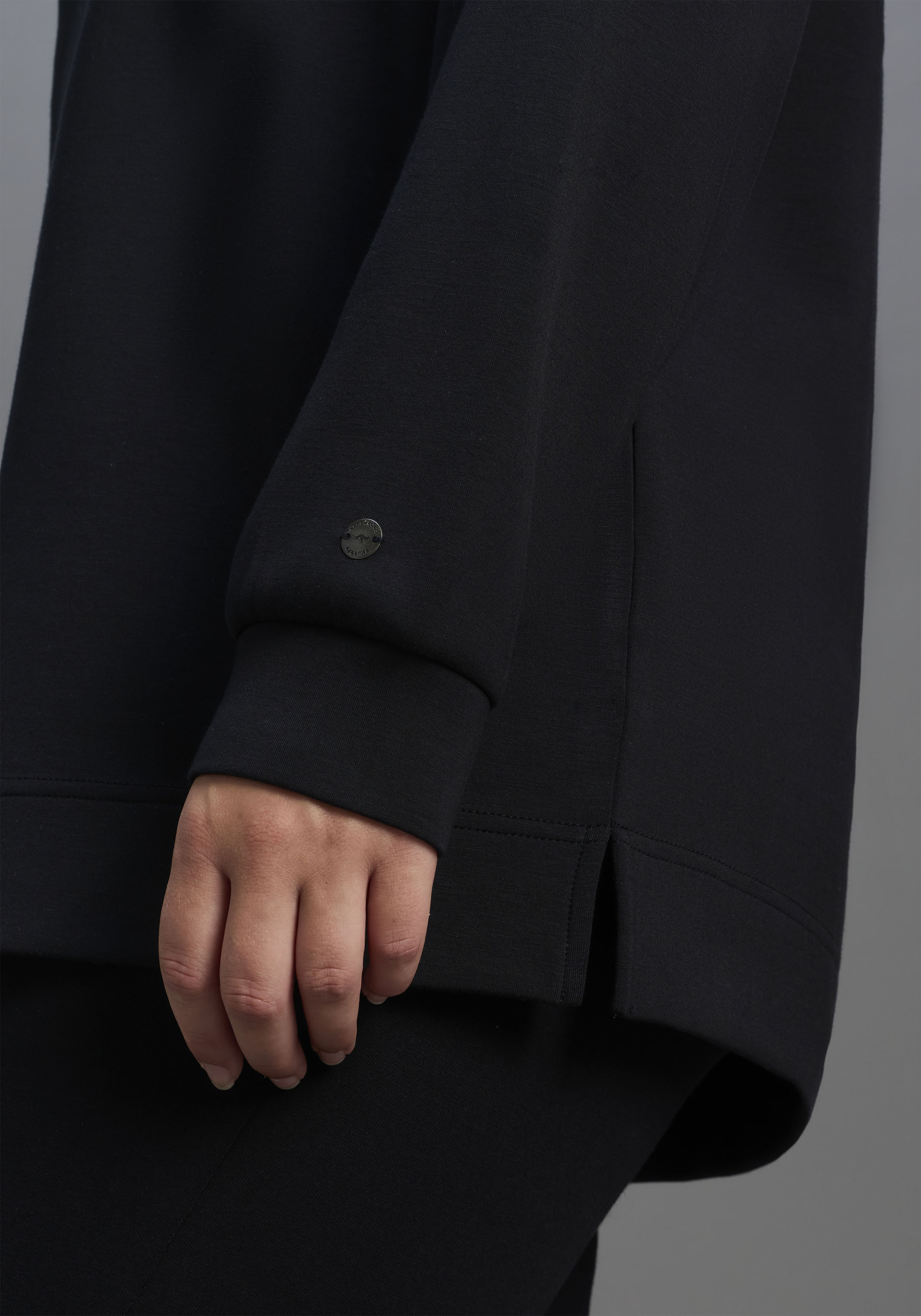 Thumbnail - KangaROOS Kapuzensweatshirt aus weichem Scuba mit glatter Innenseite