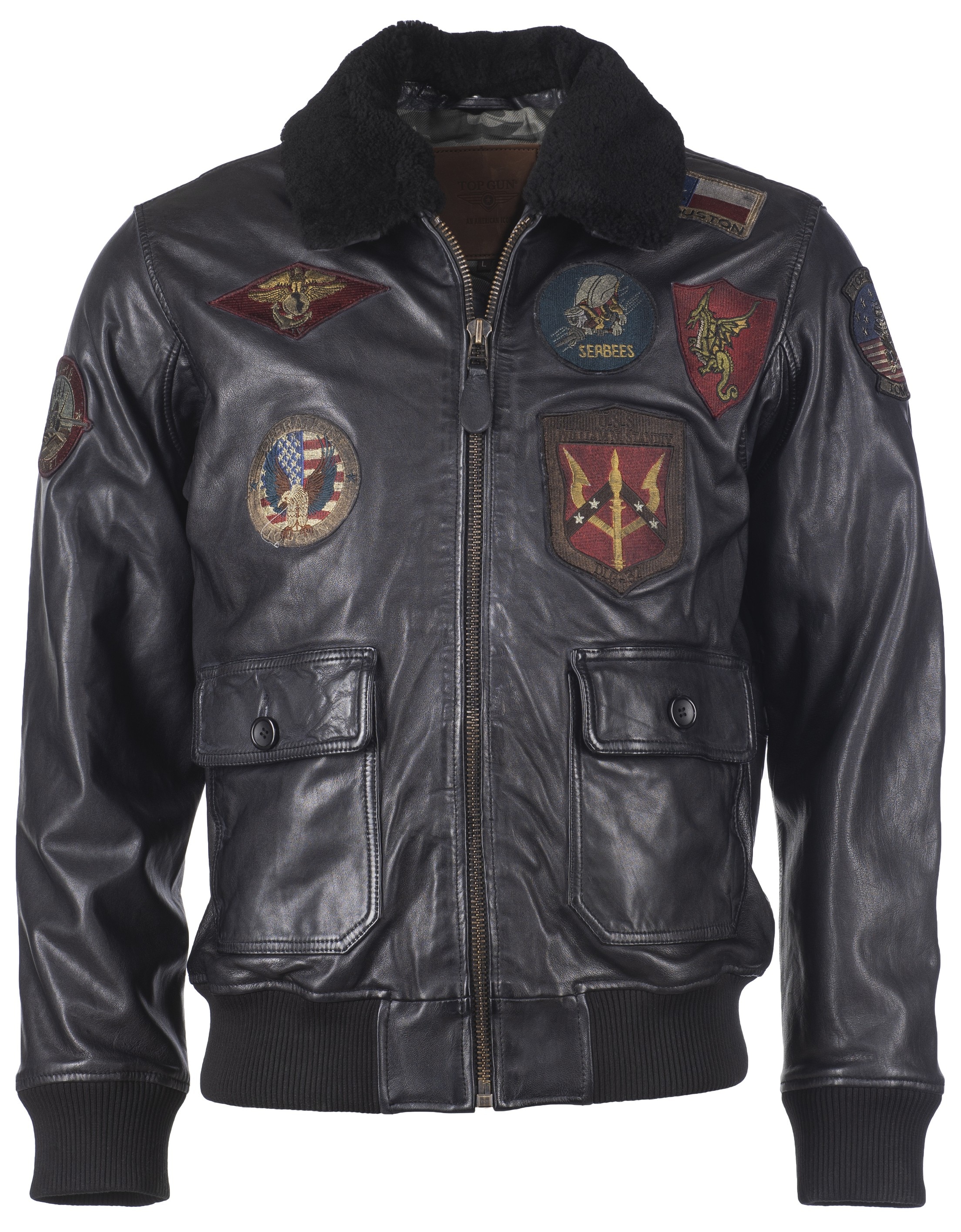 TOP GUN Lederjacke »TGJ1001«